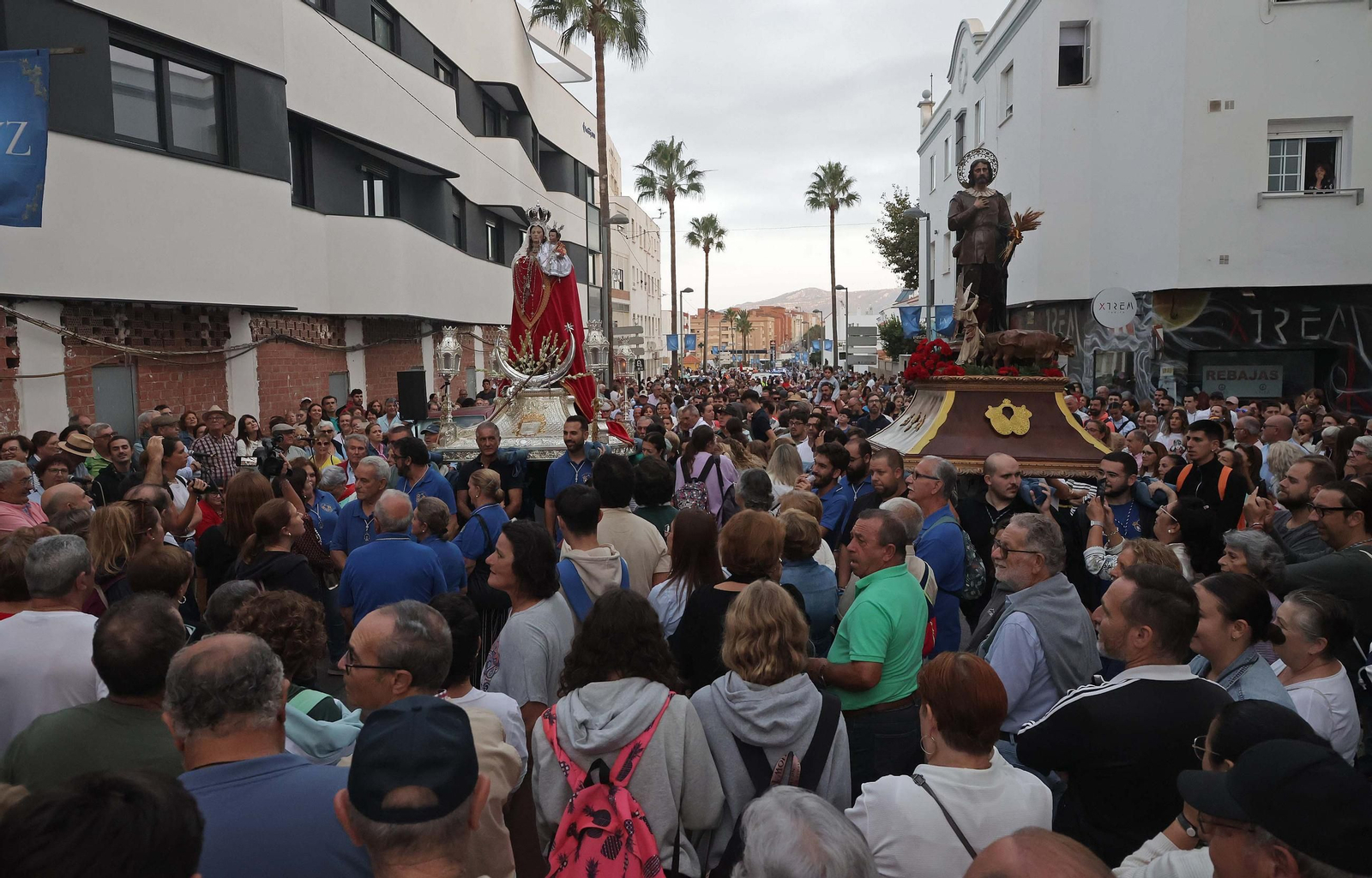 Fotos del regreso de la Virgen de la Luz a su santuario en Tarifa