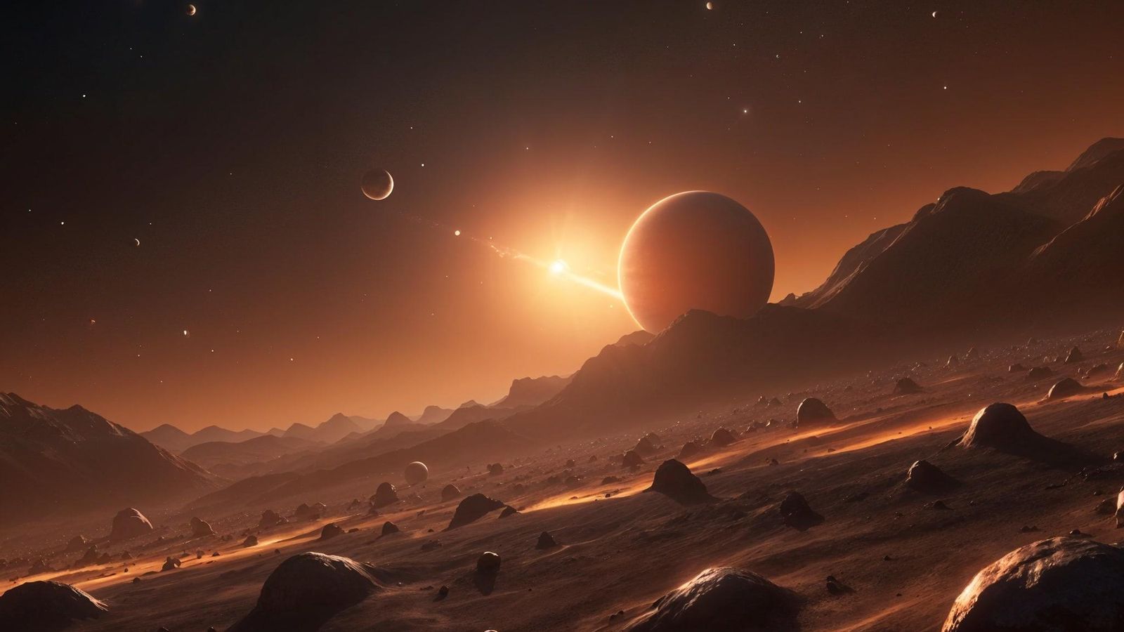 Imagen de un exoplaneta generada por IA / Freepik AI Tools Imagen de un exoplaneta generada por IA / Freepik AI Tools