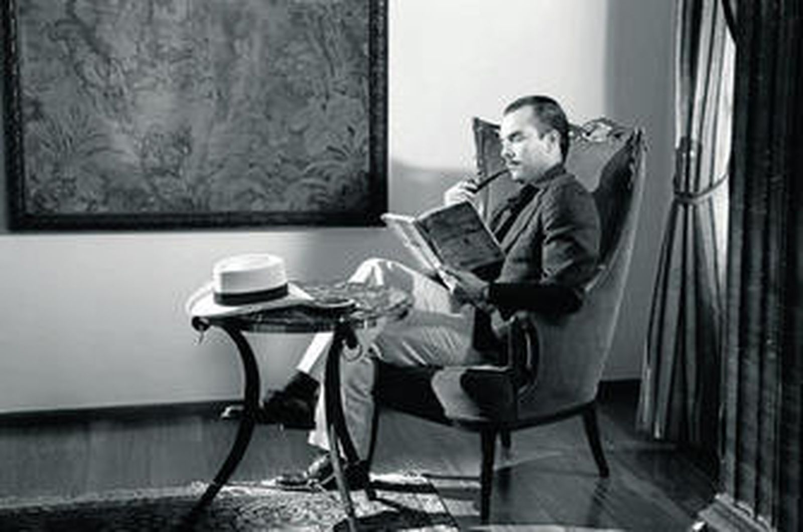 Una escena de la película 'México, final de dos amores', en la que se recrea el exilio del sevillano Luis Cernuda en tierras mexicanas.