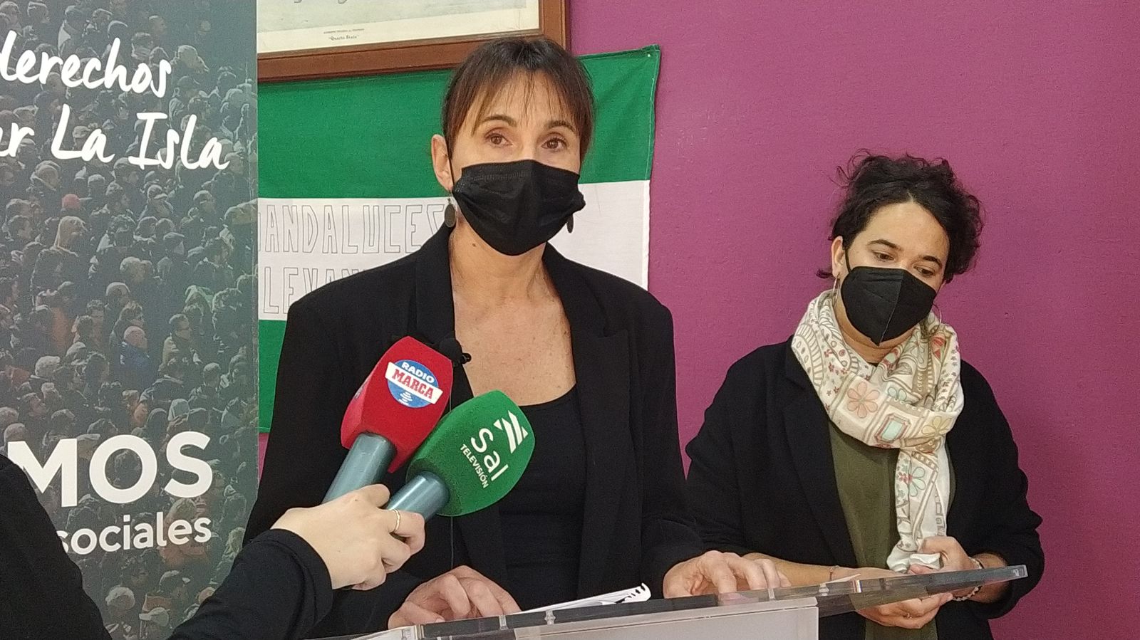 Teresa Porras (i.), junto a Ana Rojas.