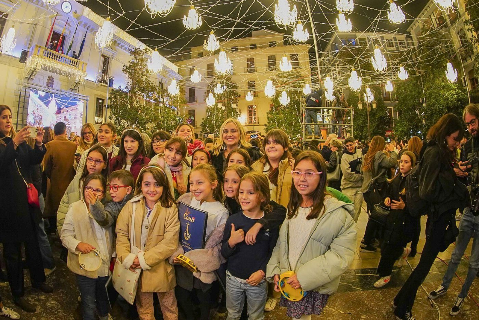 Fotos: así son las nuevas luces de Navidad de Granada