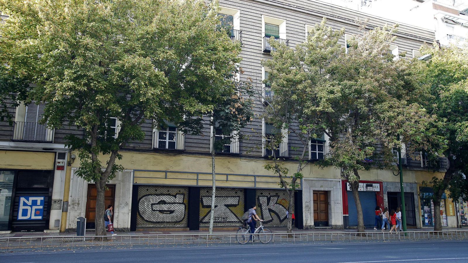 Fachada principal del antiguo cine Florida, en una imagen de archivo.