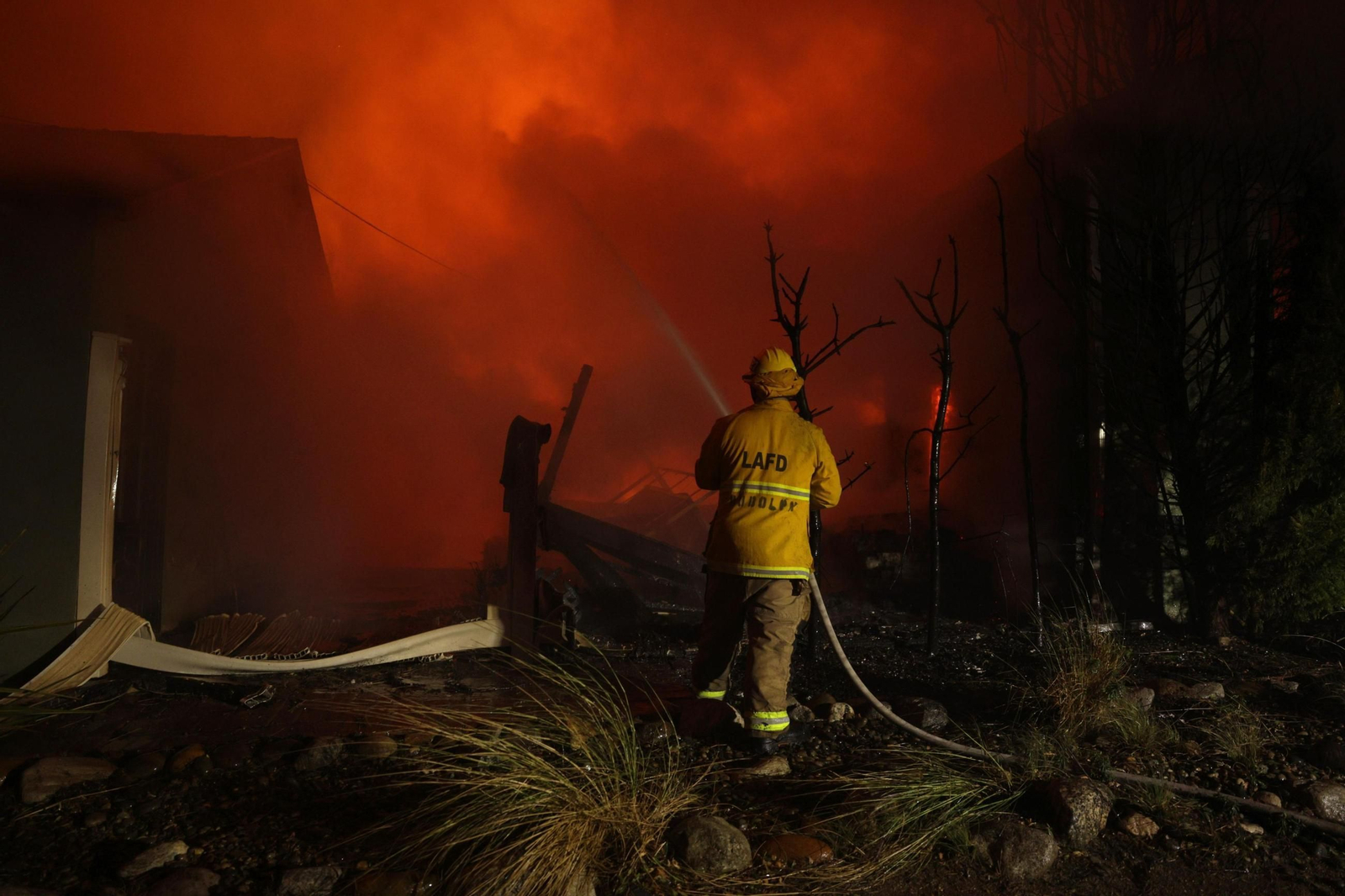 Las impactantes imágenes de los incendios de California