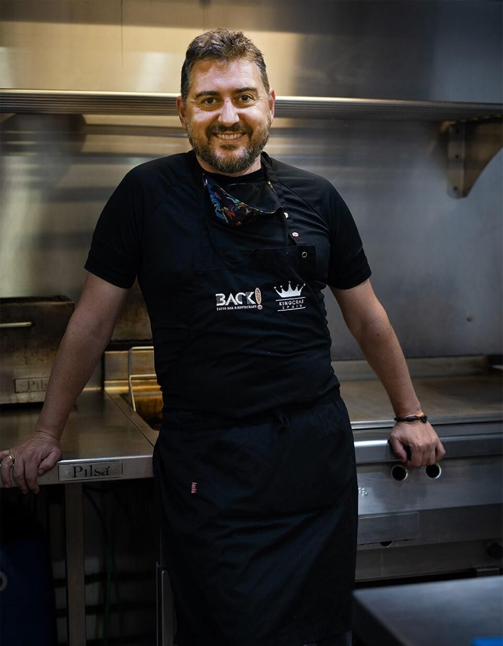 El chef David Olivas en el restaurante Back de Marbella. El chef David Olivas en el restaurante Back de Marbella.
