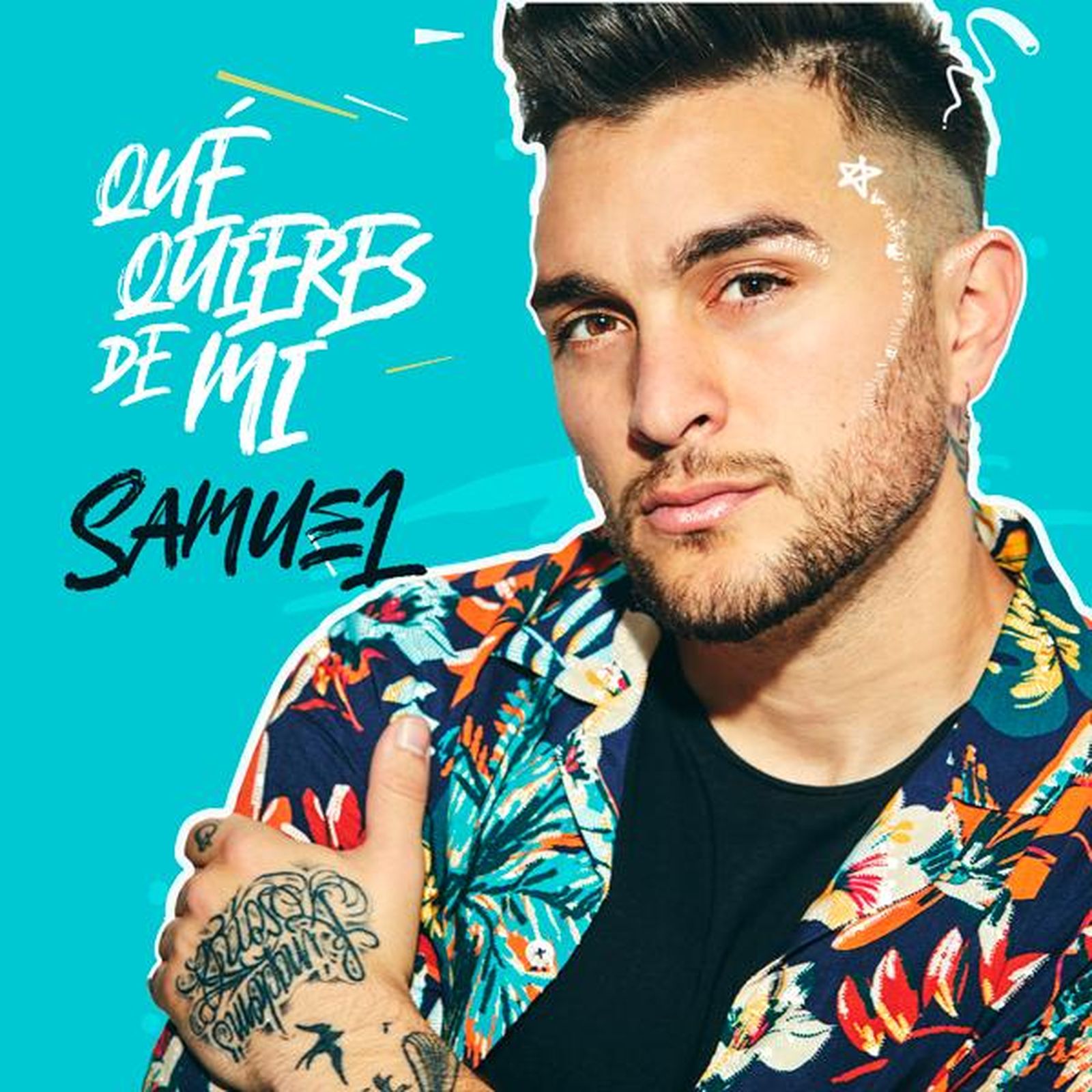 Portada del sencillo ‘Qué quieres de mí’ de Samuel.