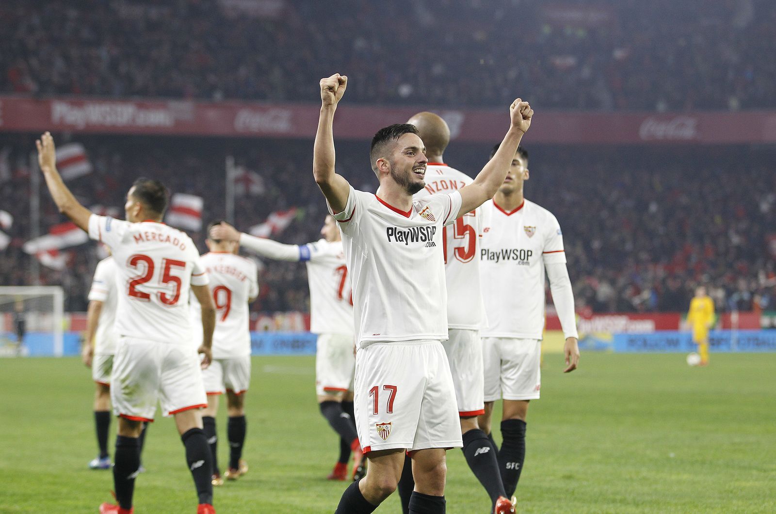 El Sevilla FC-Atlético de Madrid de Copa, en imágenes