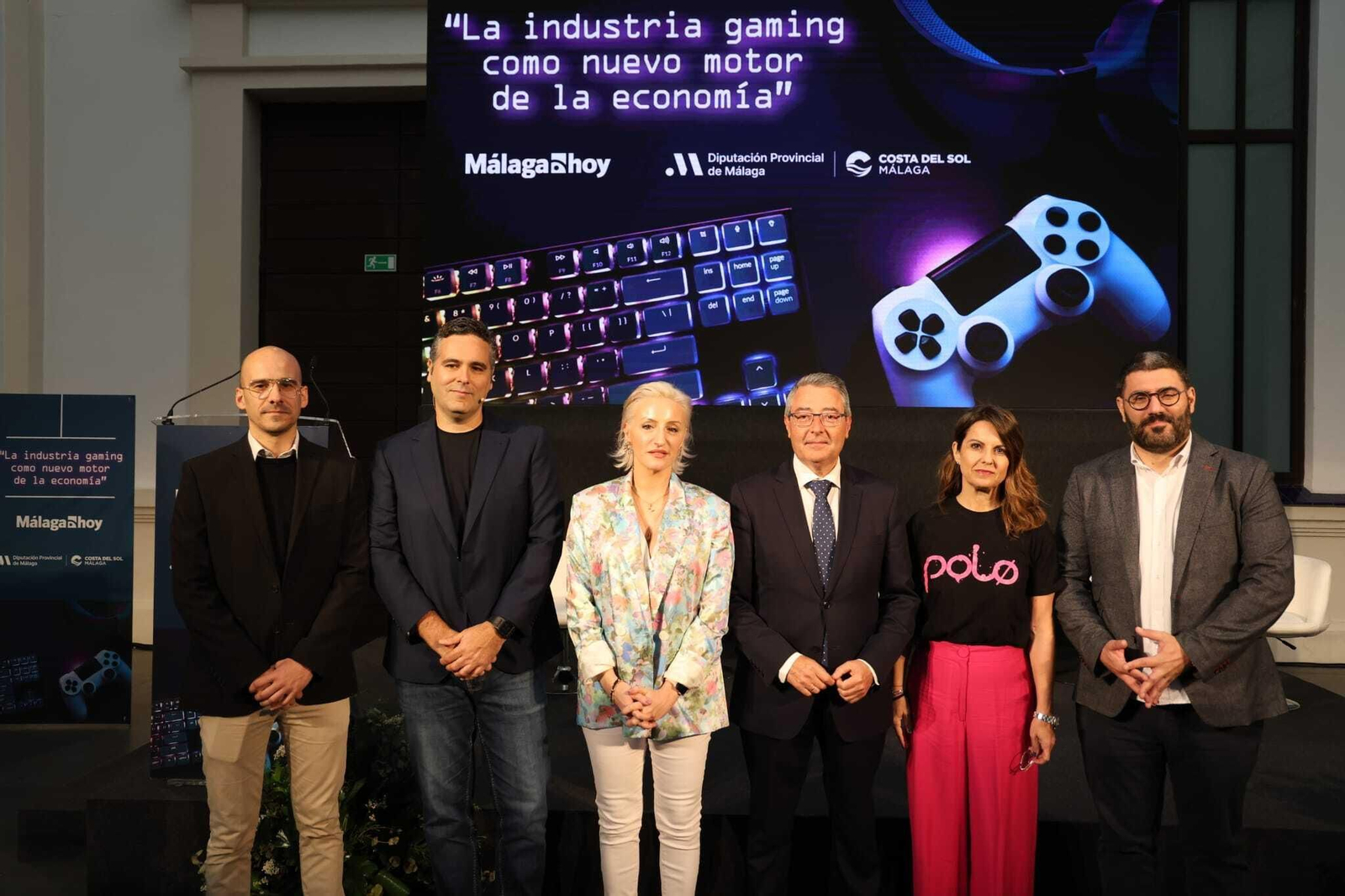Imagen de la bienvenida a la jornada 'La industria gaming como nuevo motor de la economía'.