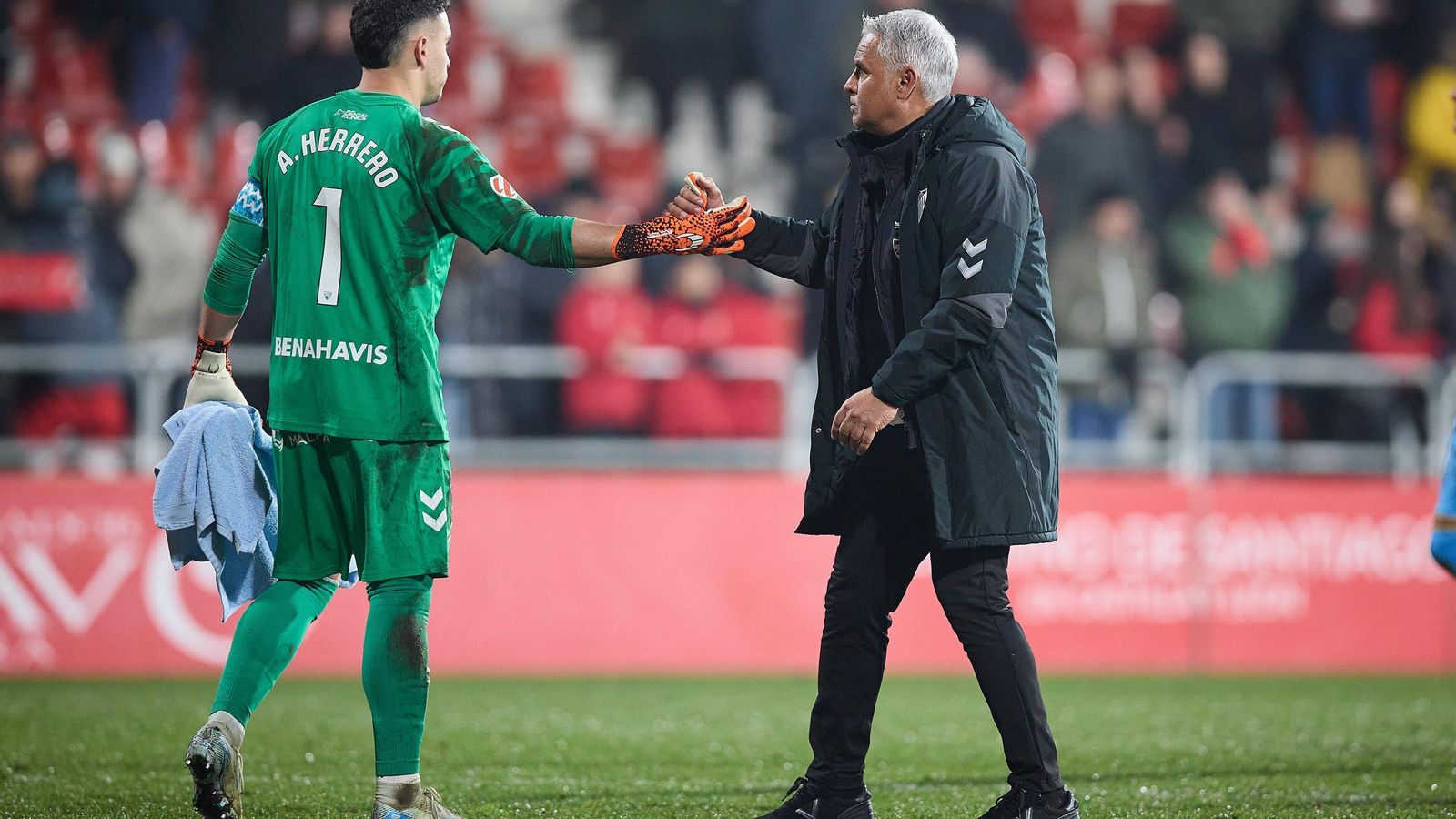 El Mirandés-Málaga CF, en fotos