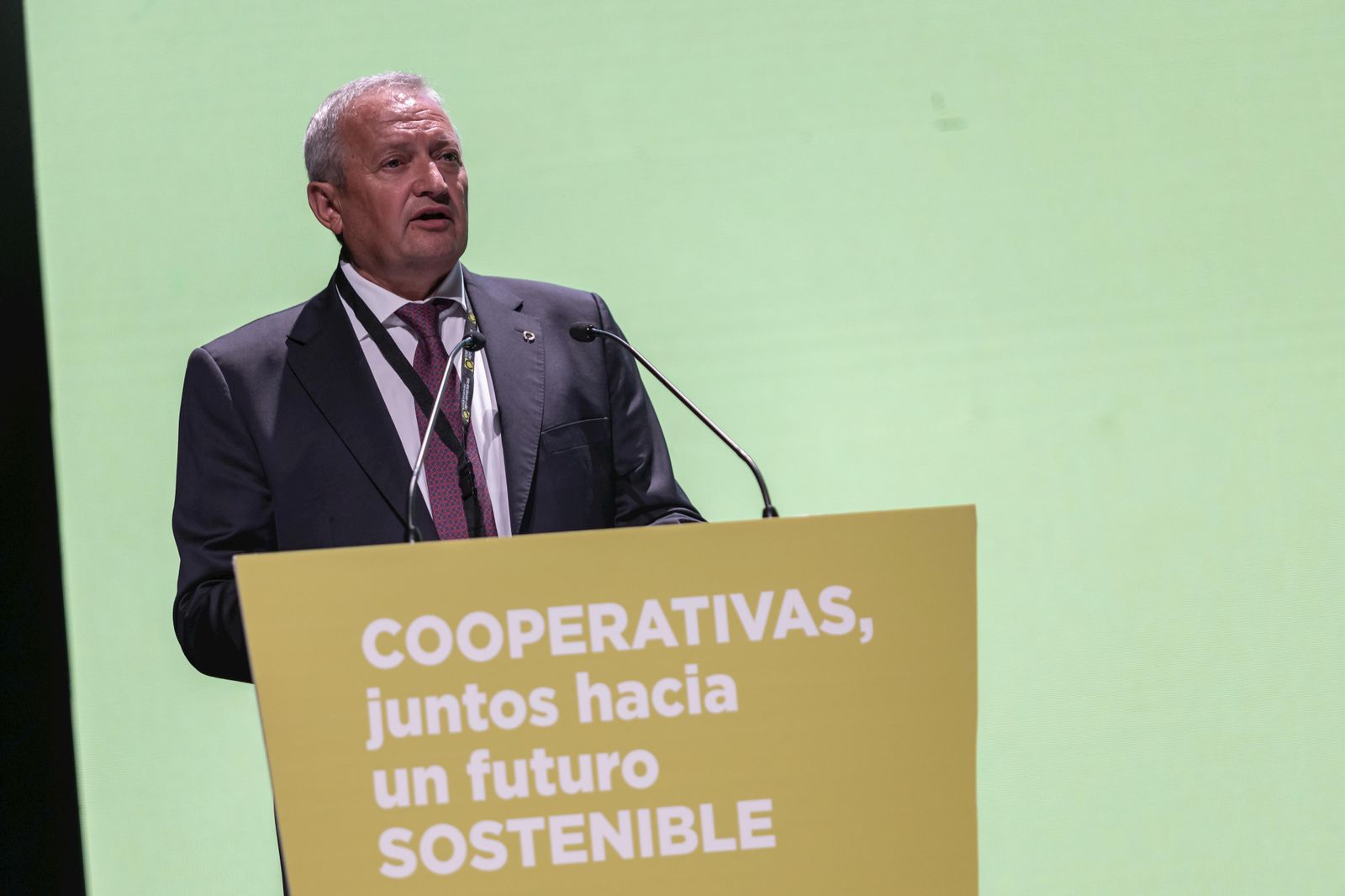 Ángel Villafranca, en el Congreso de Cooperativas.