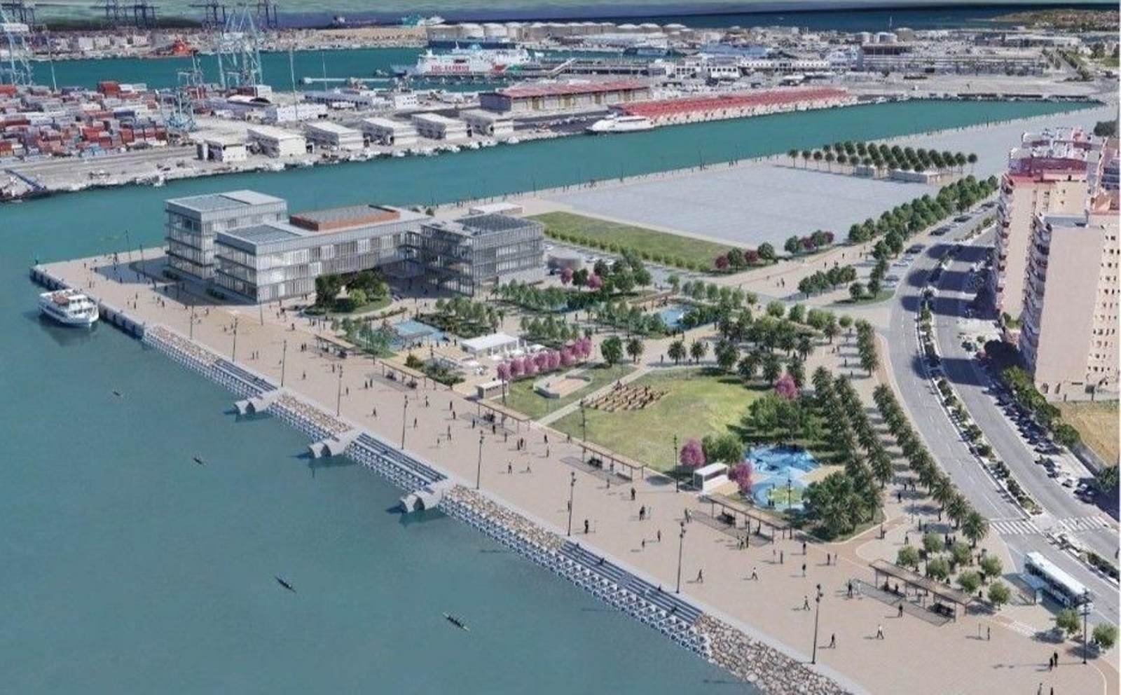 El proyecto del Lago Marítimo de la Autoridad Portuaria de la Bahía de Algeciras (Cádiz).