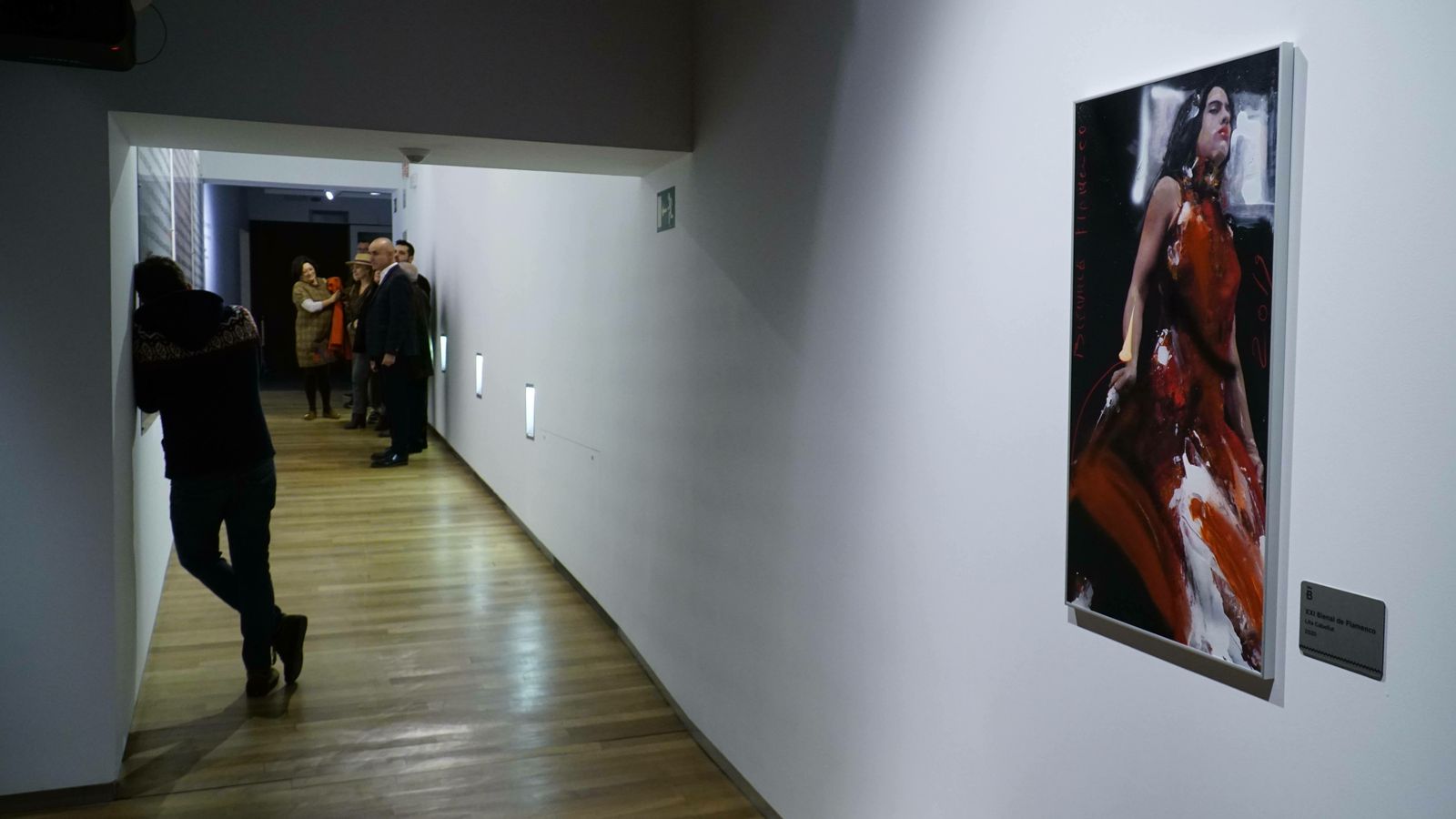 La pintura original creada por la artista en su taller holandés.