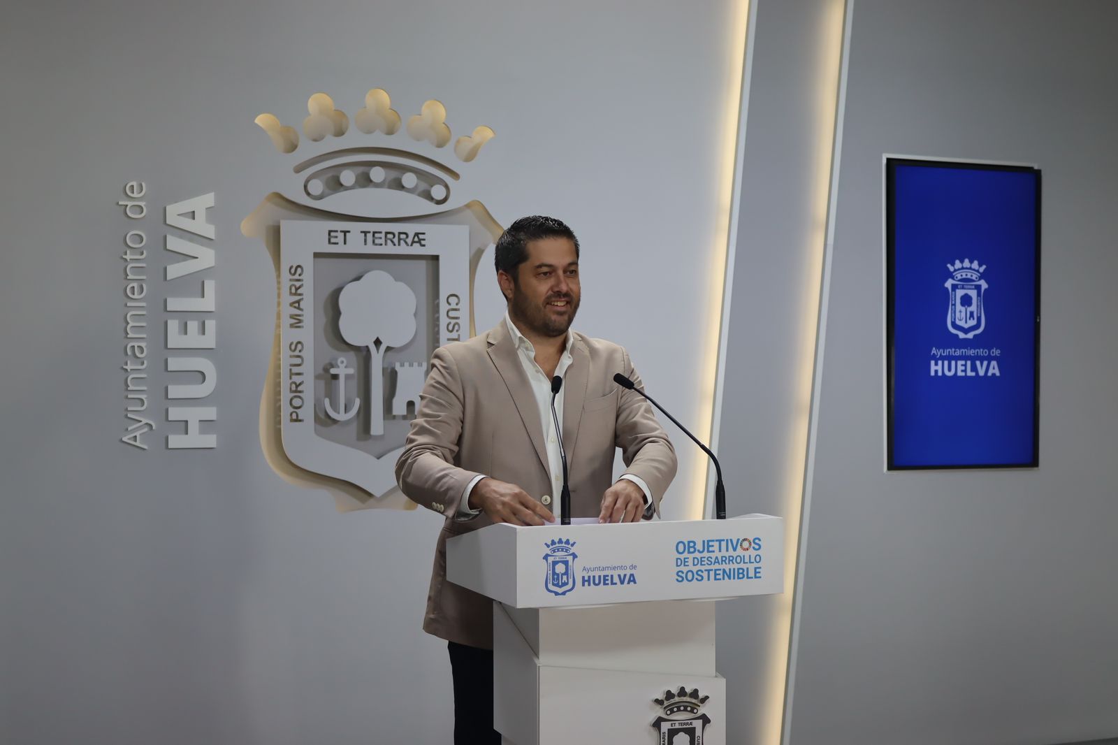 El portavoz del equipo de Gobierno del Ayuntamiento de Huelva