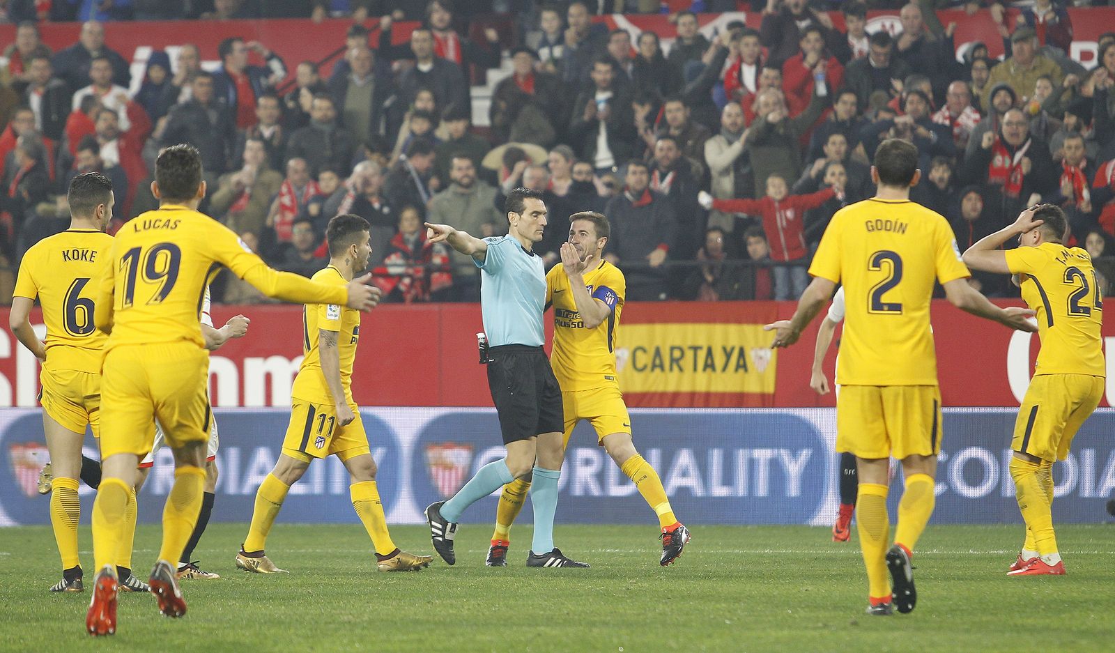 El Sevilla FC-Atlético de Madrid de Copa, en imágenes
