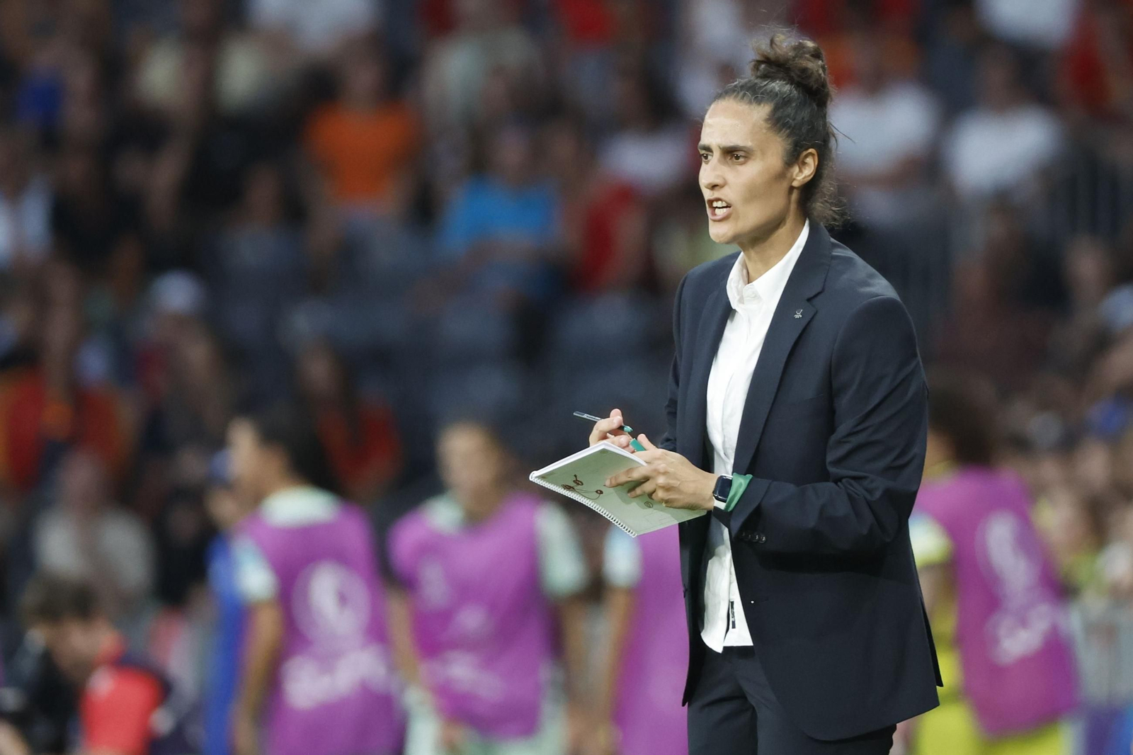 Las fotos del España - Portugal en la Eurocopa femenina