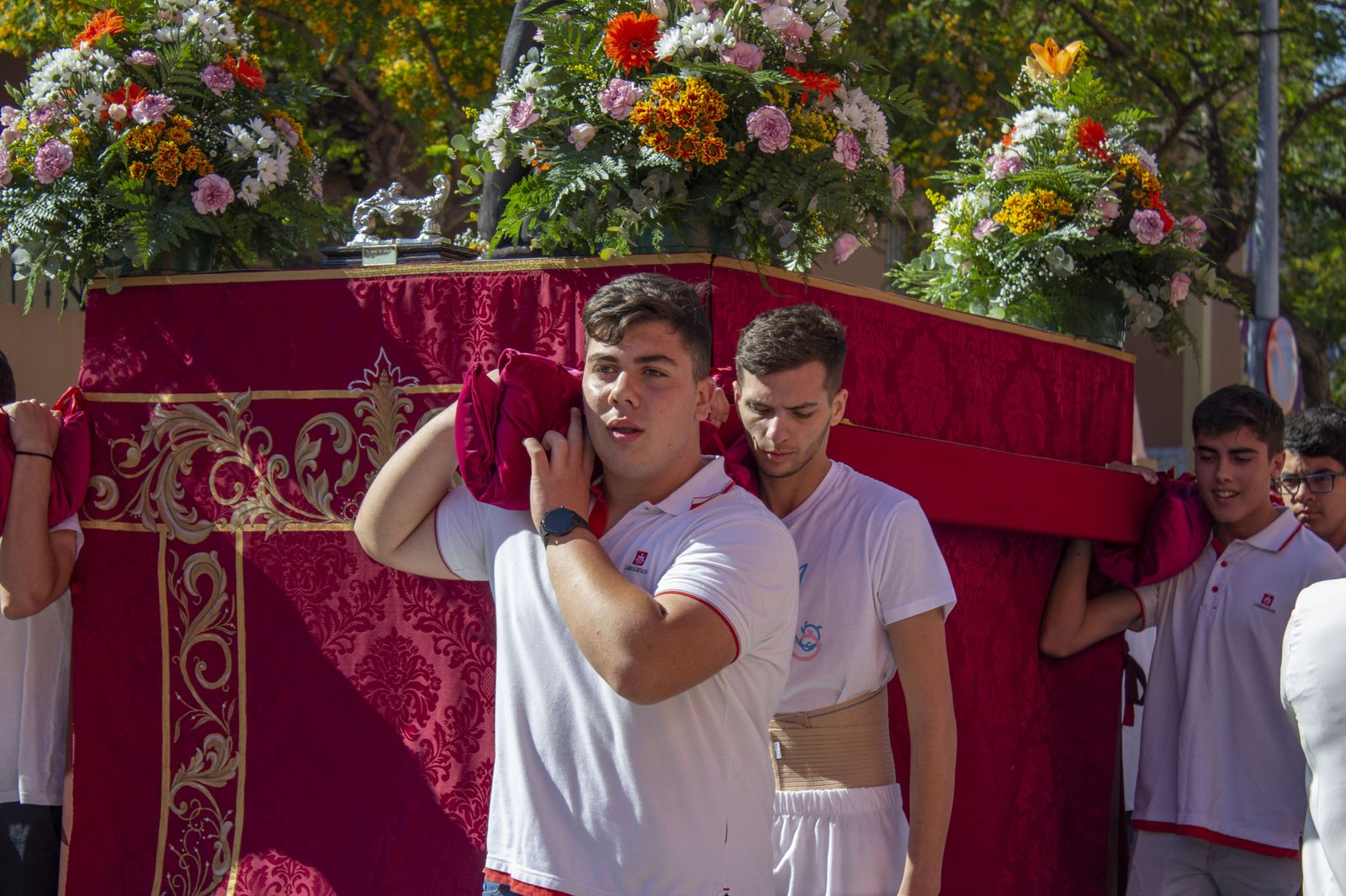 Fotos de la procesión de María Auxiliadora en La Línea de la Concepción
