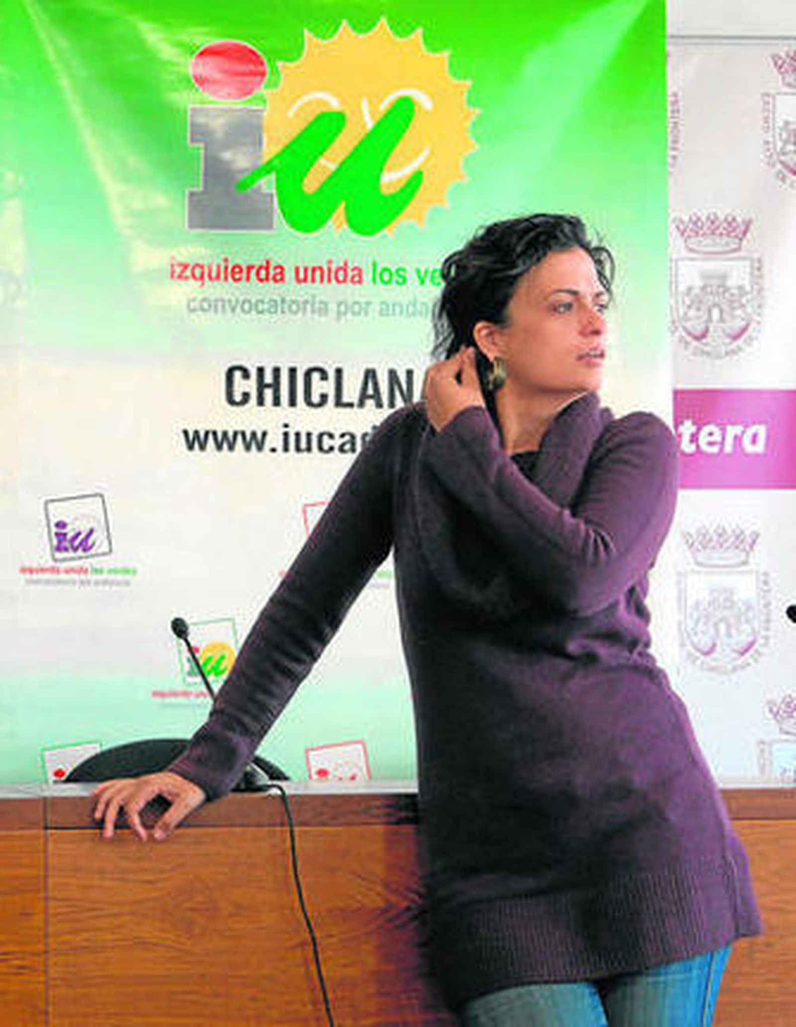 Rodríguez, en la sala de prensa del Ayuntamiento.