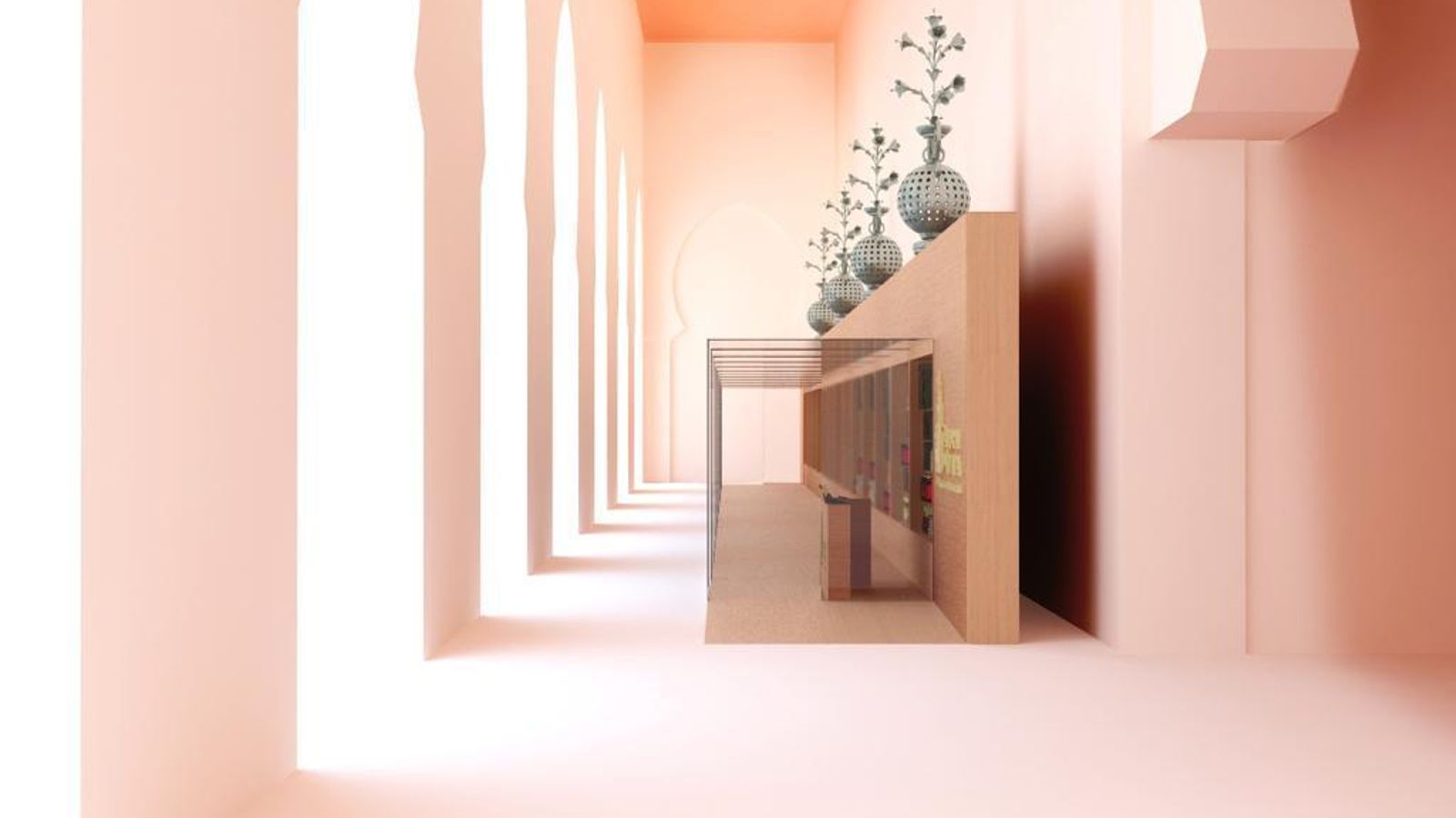 La nueva estructura en la nave del Lagarto.