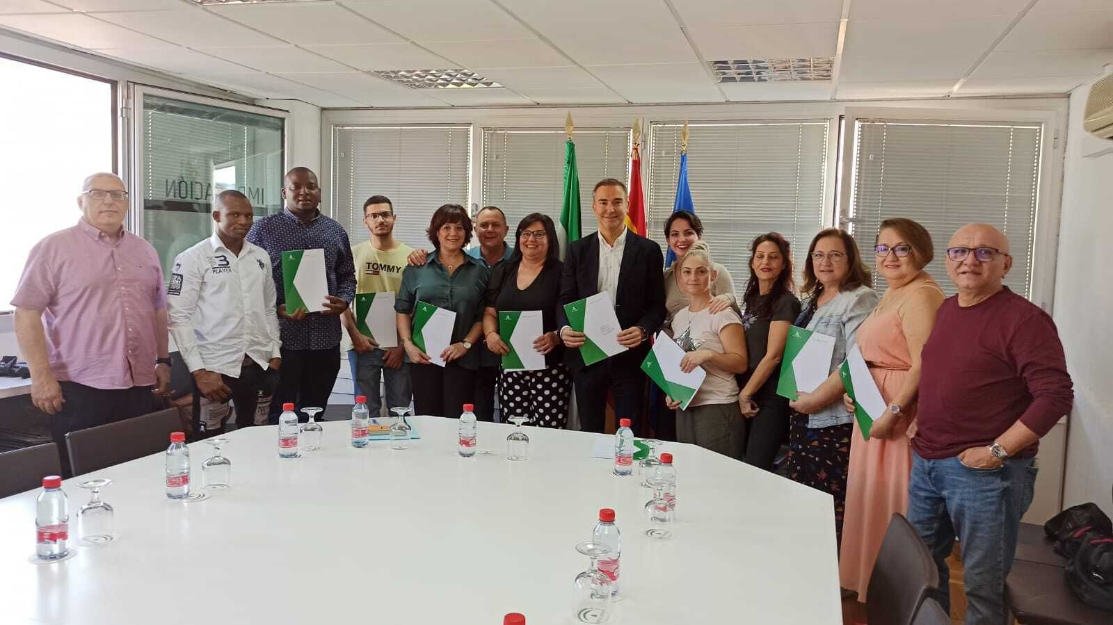 Entrega de las ayudas.