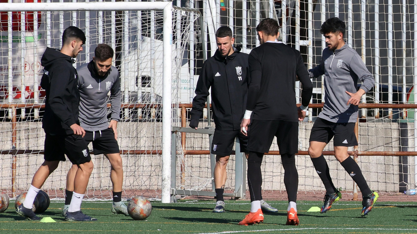 Entrenamiento de Juan Pedro 'El Pirata' con el Xerez CD