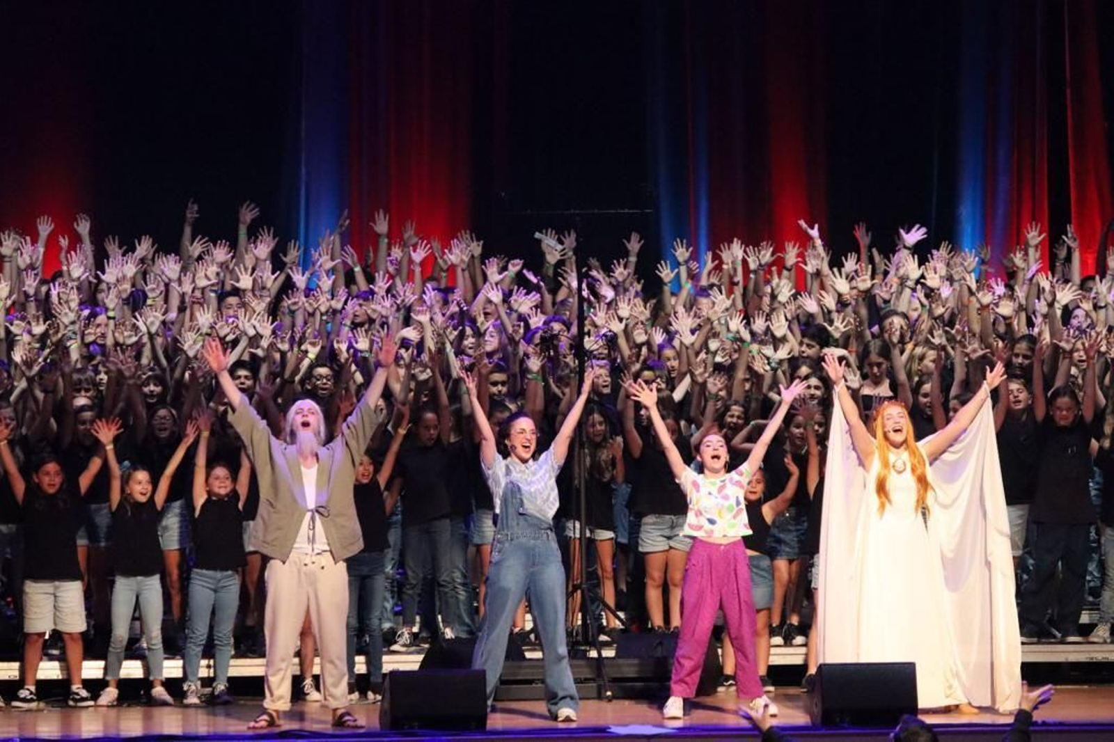 El musical ‘Ubuntu y acción’ , celebrado  en Torremolinos.