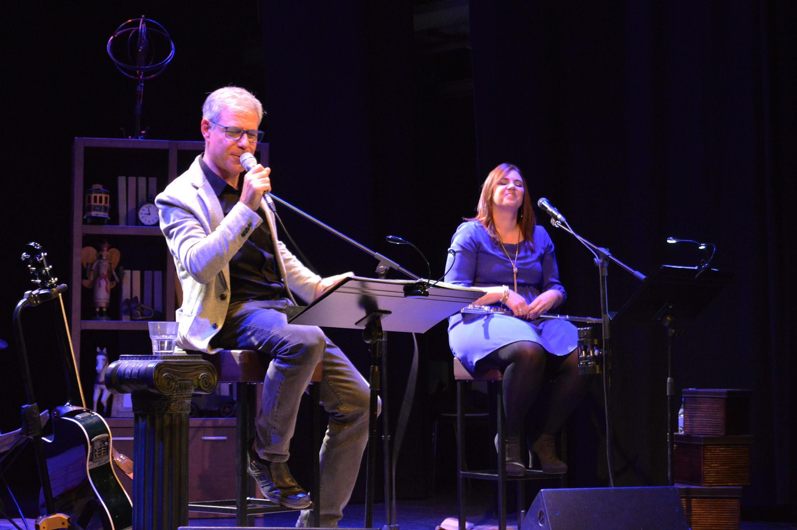 Malas Compañías con su líder, Justo Mullor en el concierto ofrecido en el Apolo.