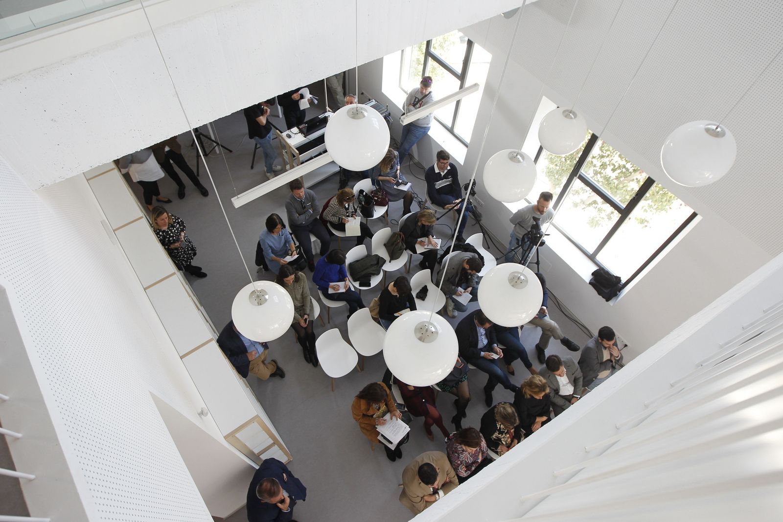 Vista de uno de los espacios de la nueva Biblioteca José María Artero