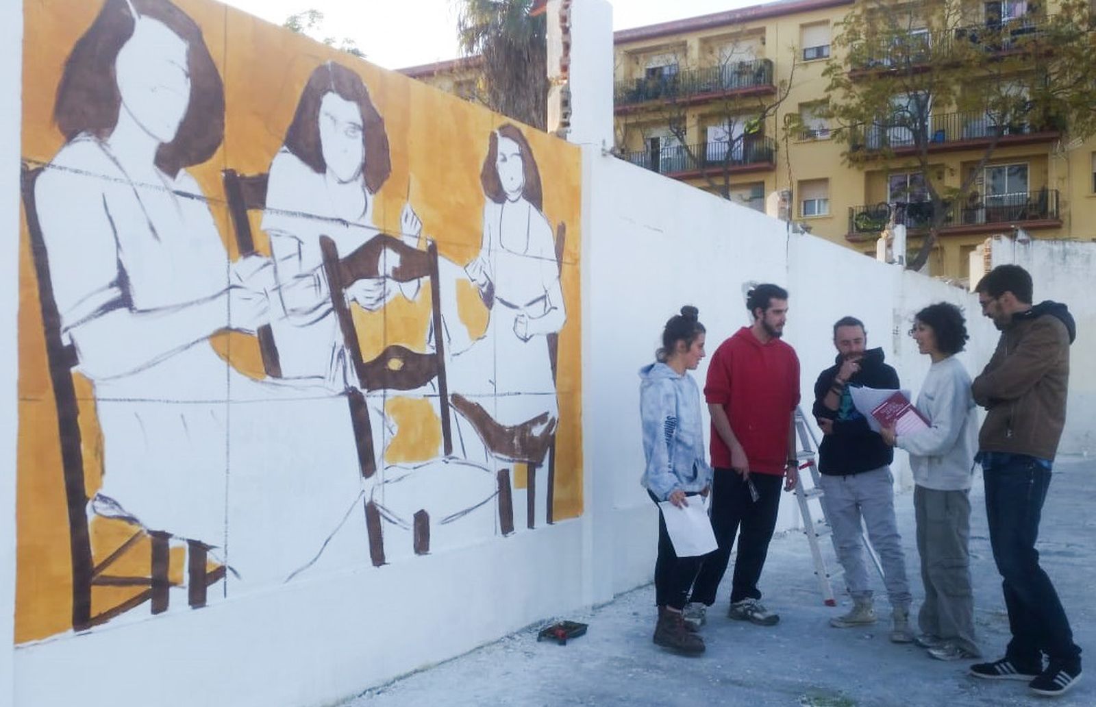 Los artistas encargados de este proyecto pertenecen al colectivo 'El Hervidero'.