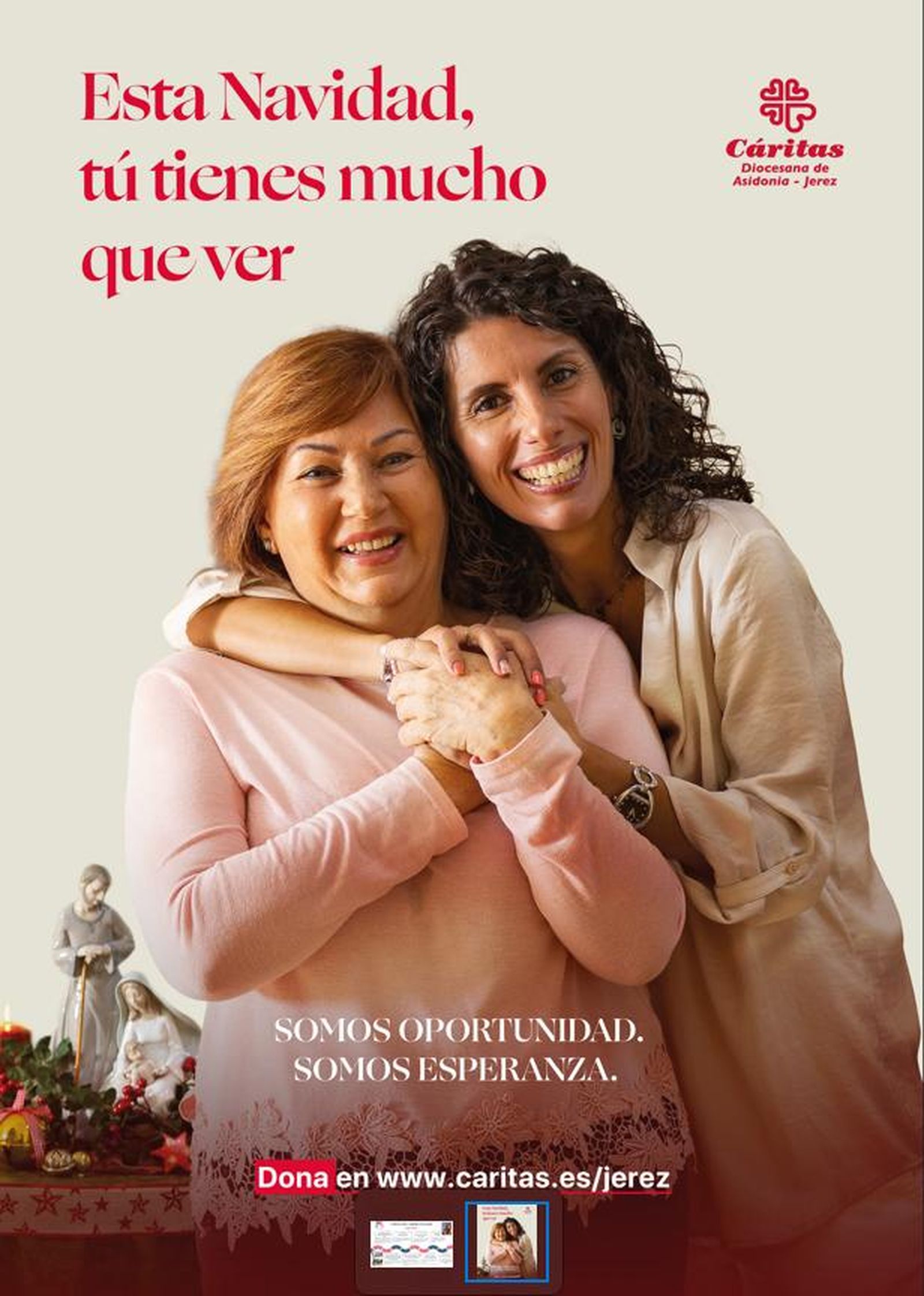 Imagen de la campaña de Cáritas.