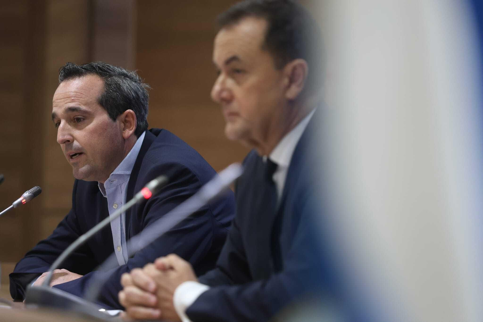 La rueda de prensa de José María Muñoz y Kike Pérez, en fotos