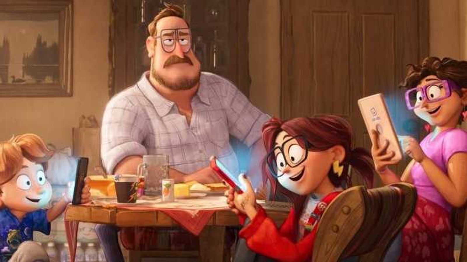 Una imagen de 'Los Mitchell contra las máquinas'.