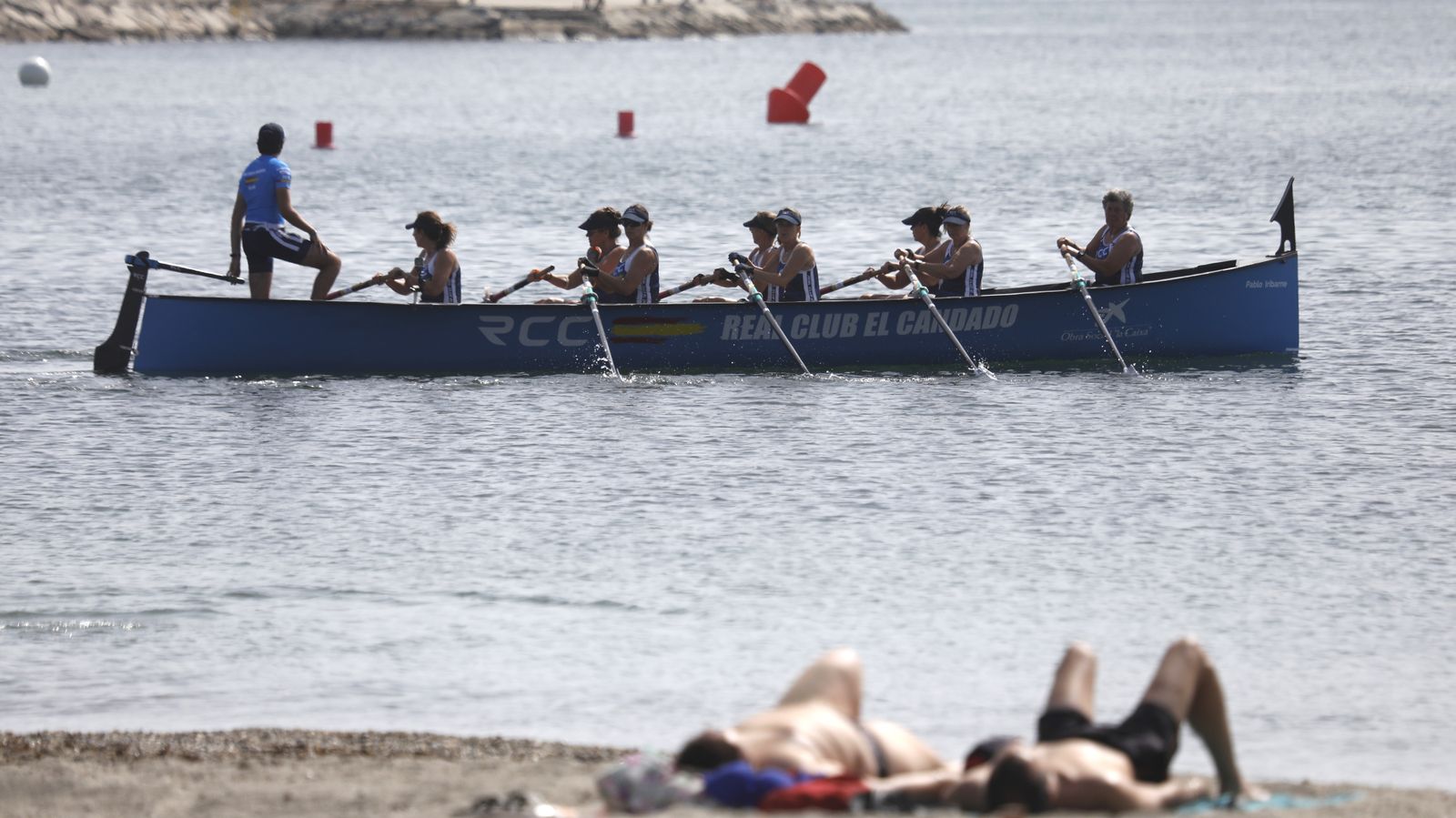 Las fotos de la primera jornada del Campeonato de España de remo en banco fijo LLaut de La Línea