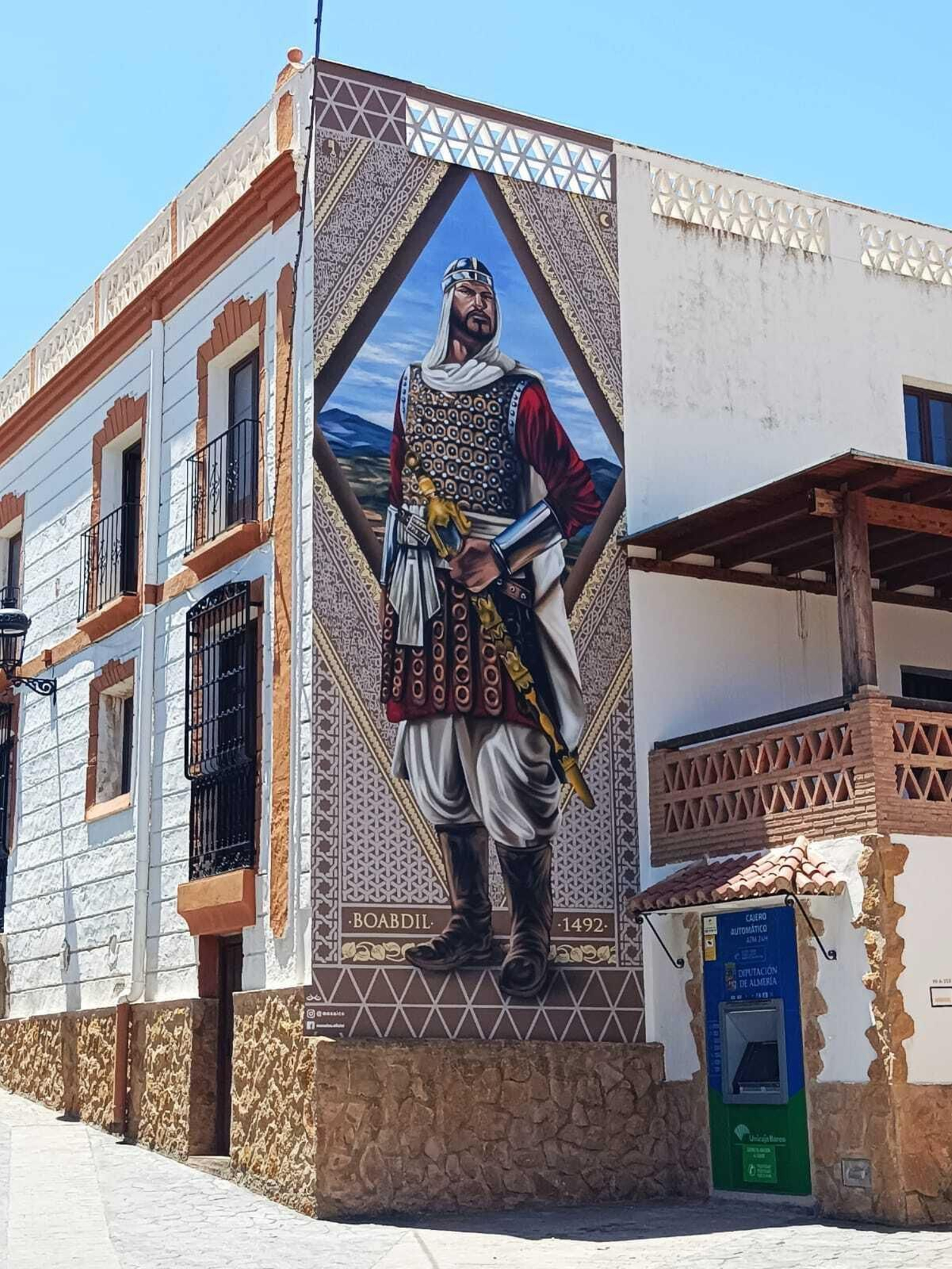Mural de Boadbdil en Fuente Victoria.