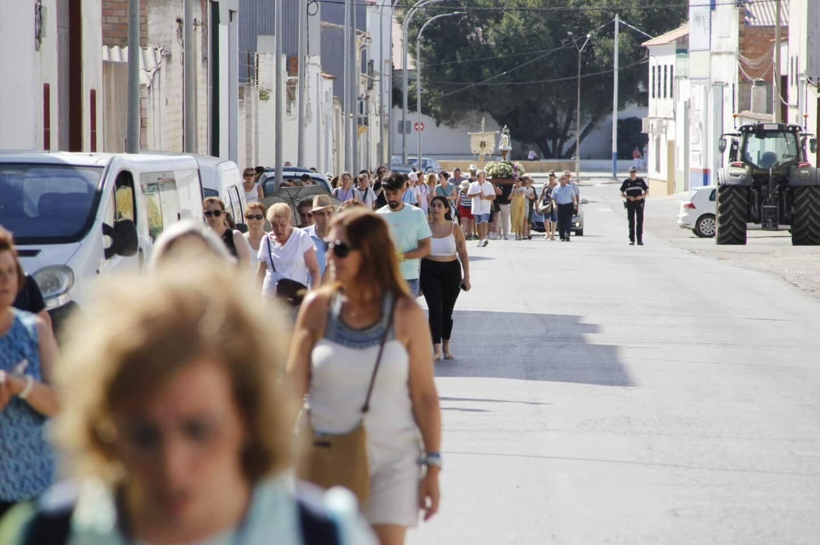Hinojosa del Duque despide a la Virgen de Guía, en imágenes