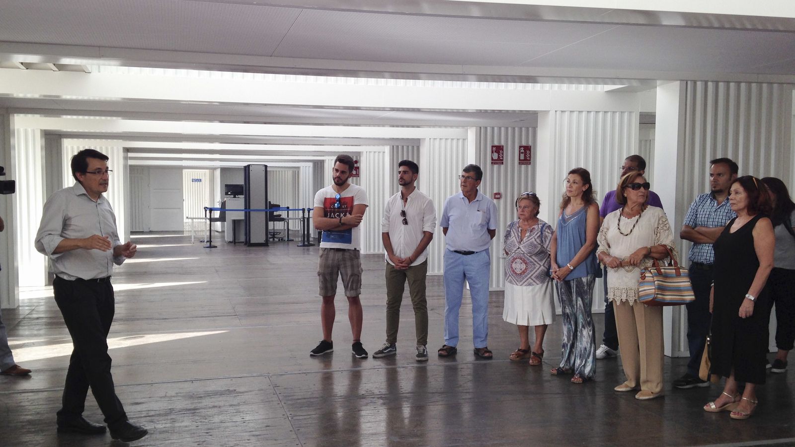 Visita al nuevo edificio del Muelle de las Delicias, en una edición pasada.