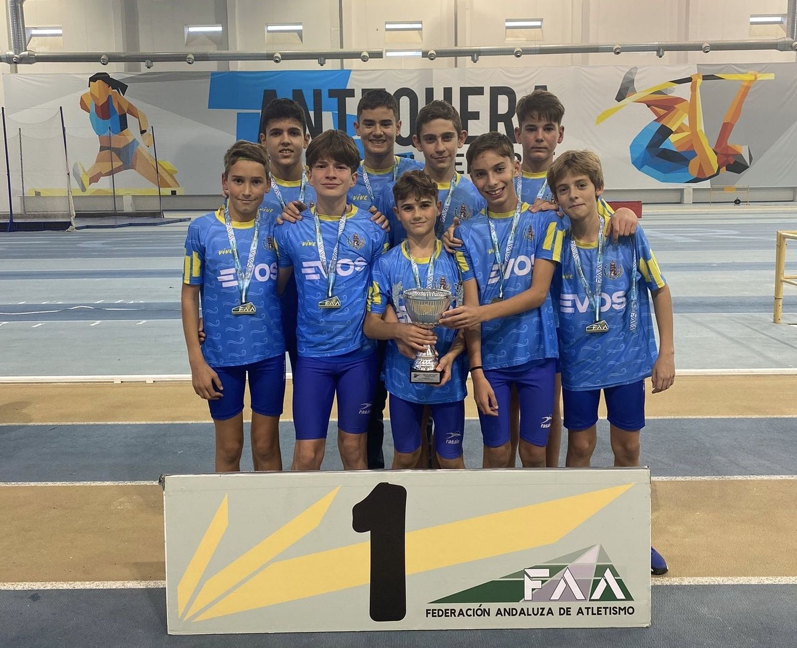 El equipo sub-14 masculino del Promoción Algeciras.