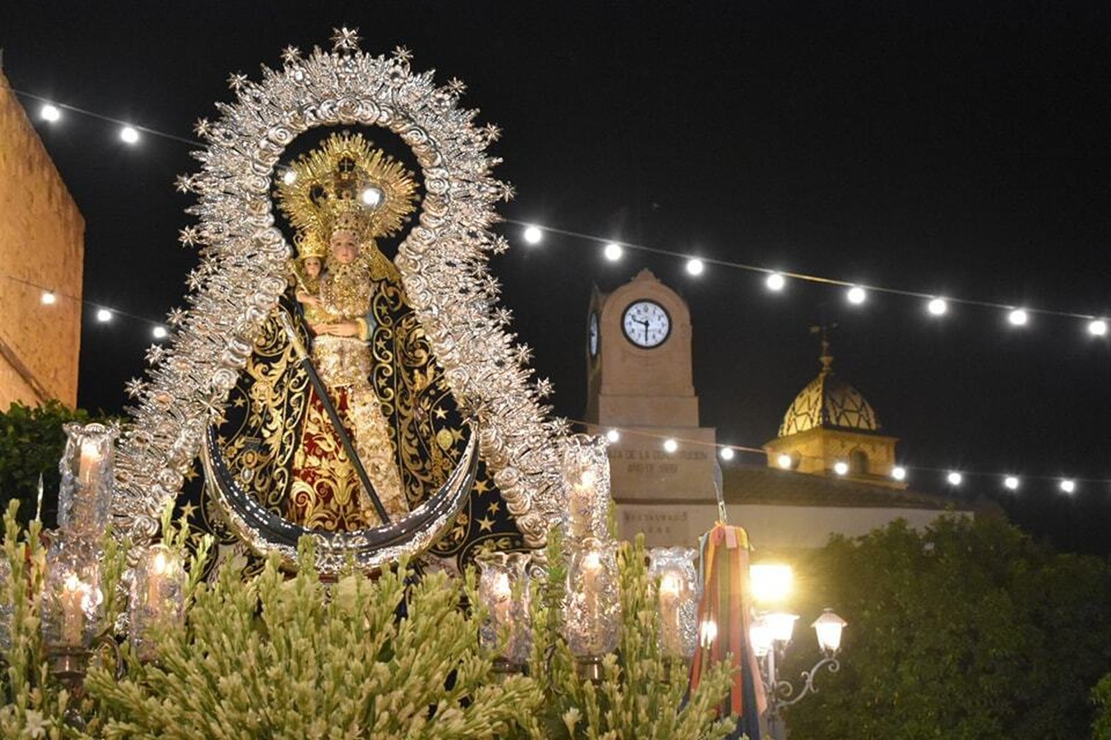 La procesión de la Virgen de la Estrella en Villa del Río, en imágenes
