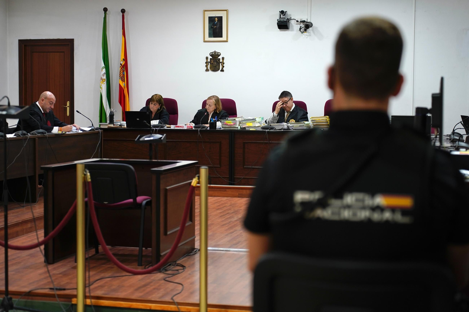 Fotografías de la última sesión del juicio por el hundimiento del Rúa Mar