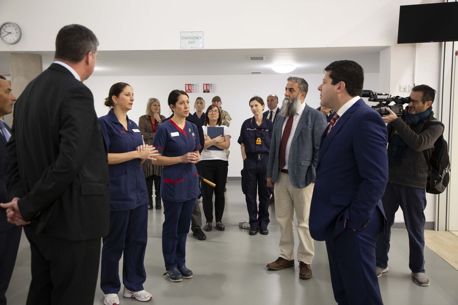 Hospital de campaña en Gibraltar
