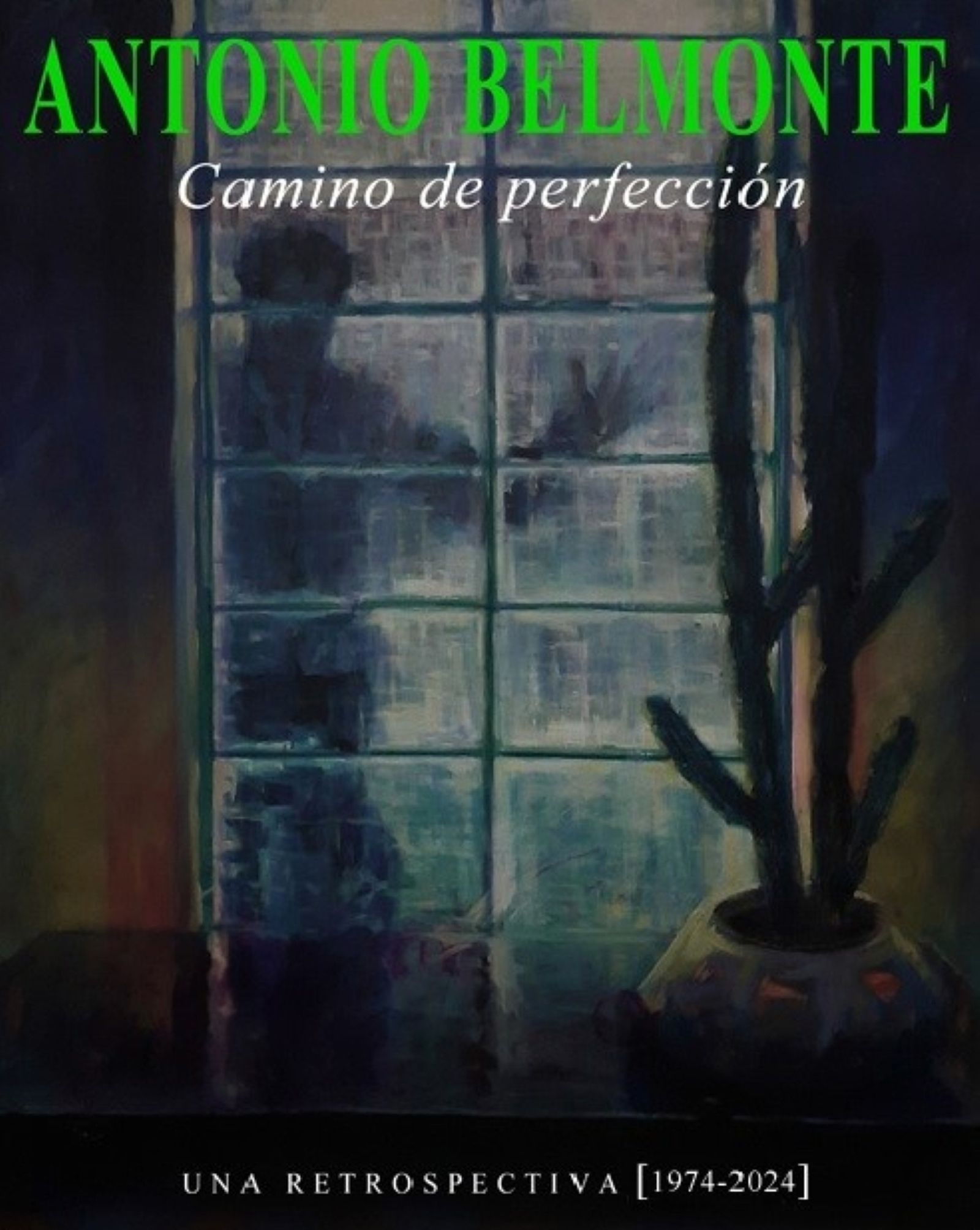 Cartel de la exposición de Antonio Belmonte.