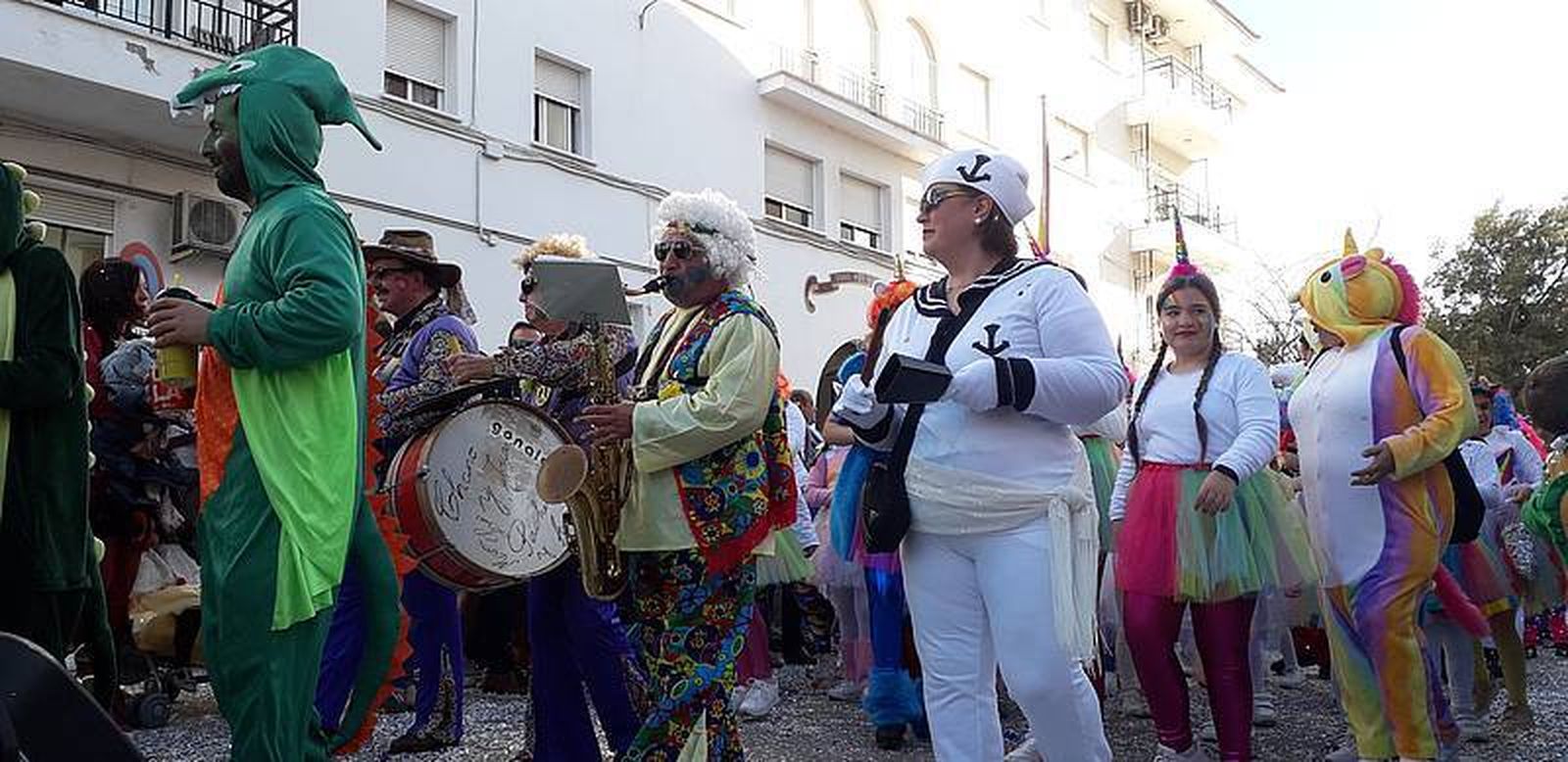 La Cabalgata del humor de Chiclana, en una edición anterior del Carnaval.