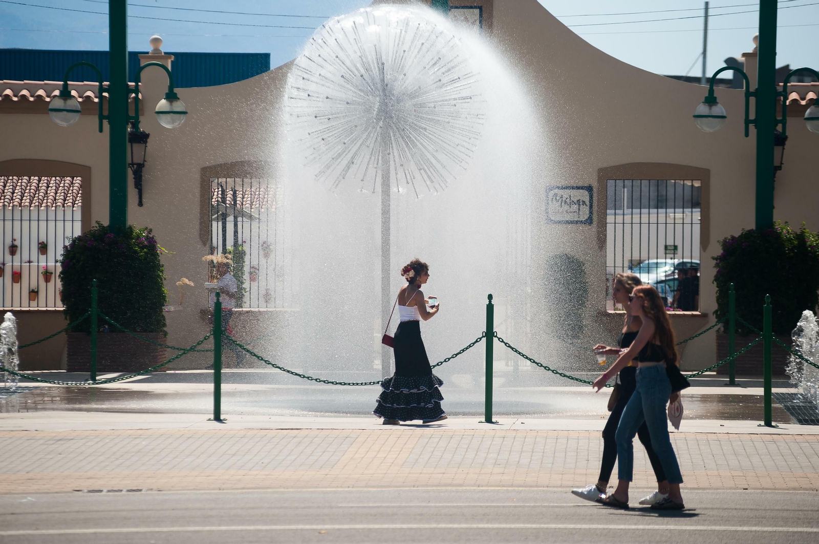 Segundo día de Feria de Málaga en el Centro y en el Real, en fotos