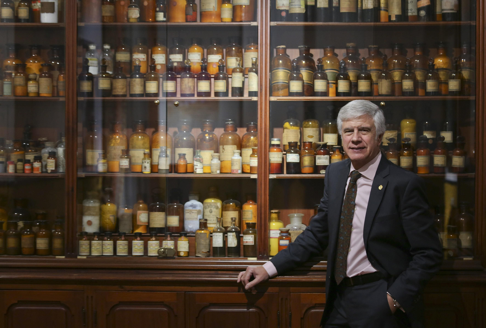 Carlos Carrasco en el Colegio de Médicos de Málaga.