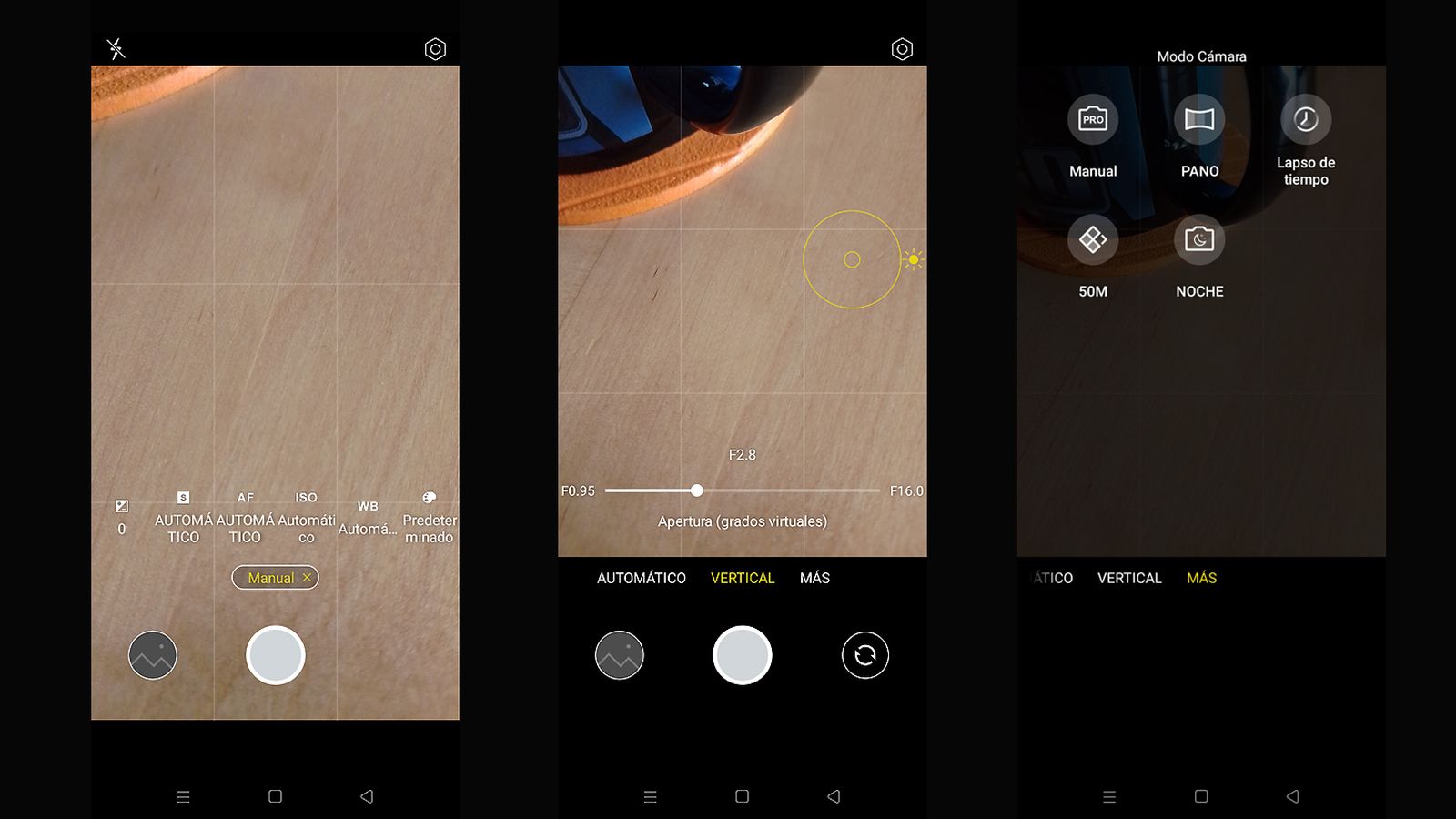 Aplicación de cámara del Realme C33