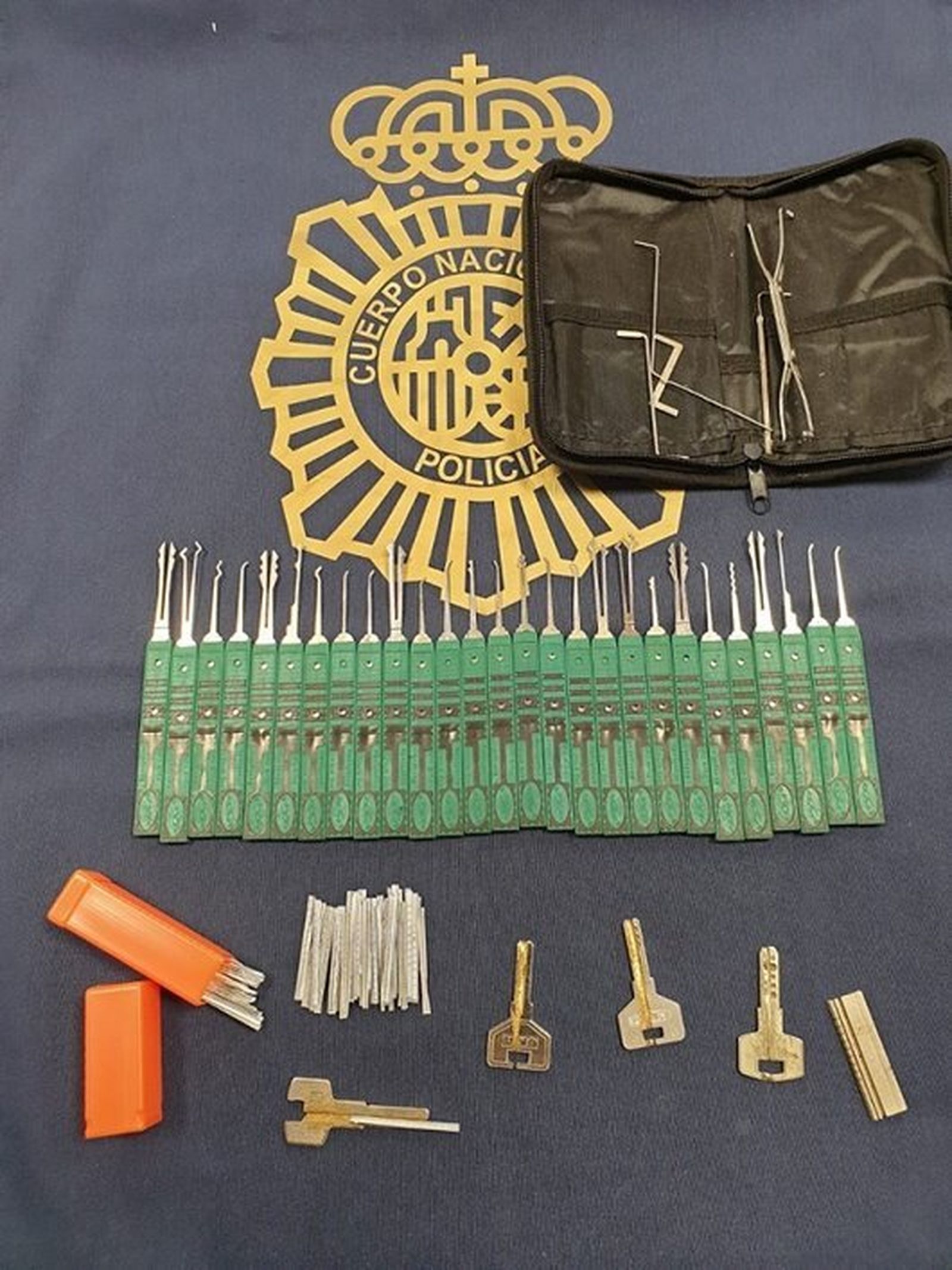 Efectos incautados a los detenidos