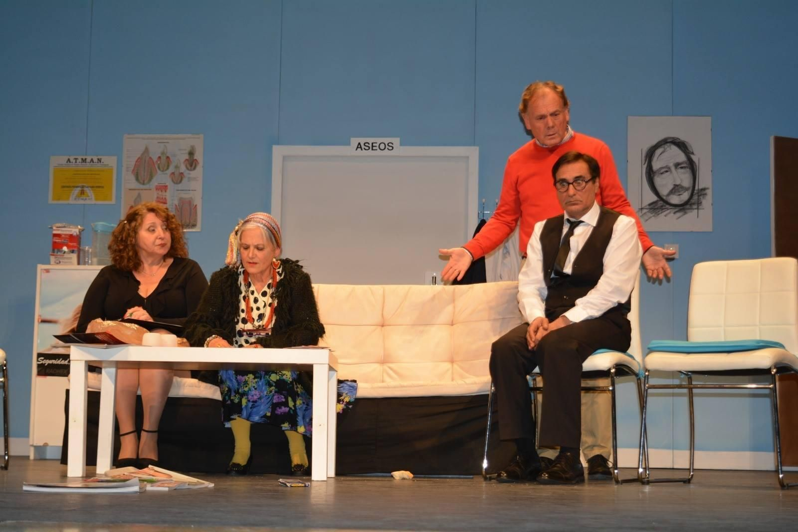 Un instante de la representación de la obra en Puerto Real.