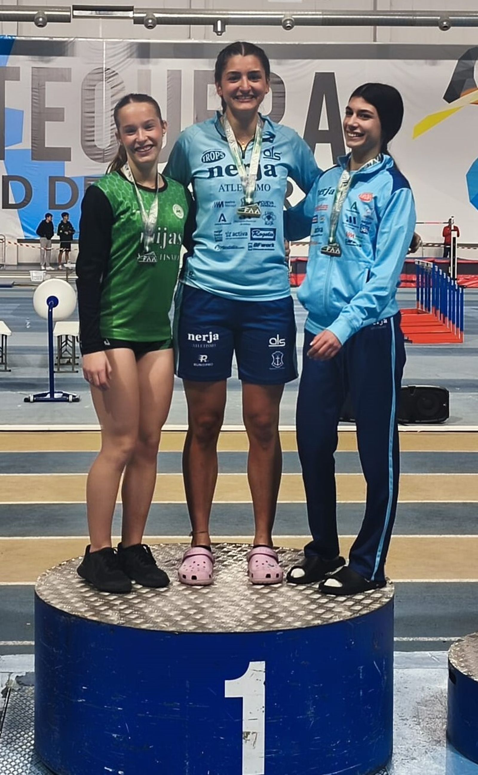 22 medallas del Cueva de Nerja en el Campeonato de Andalucía sub 20