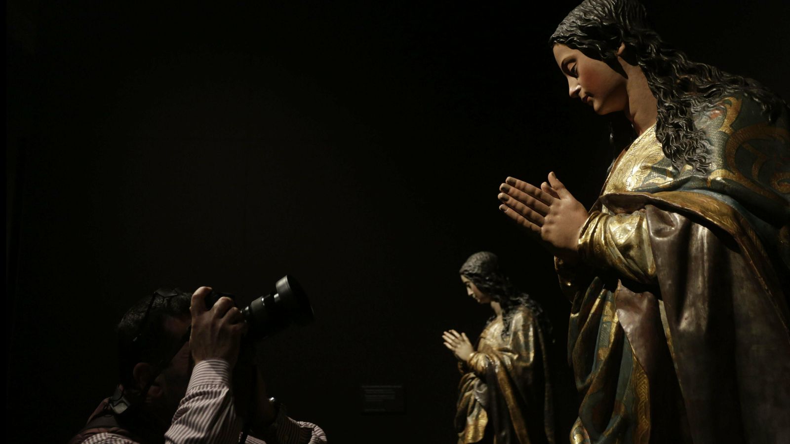 La Inmaculada 'la Cieguecita' sobresale en la sala de temporales.