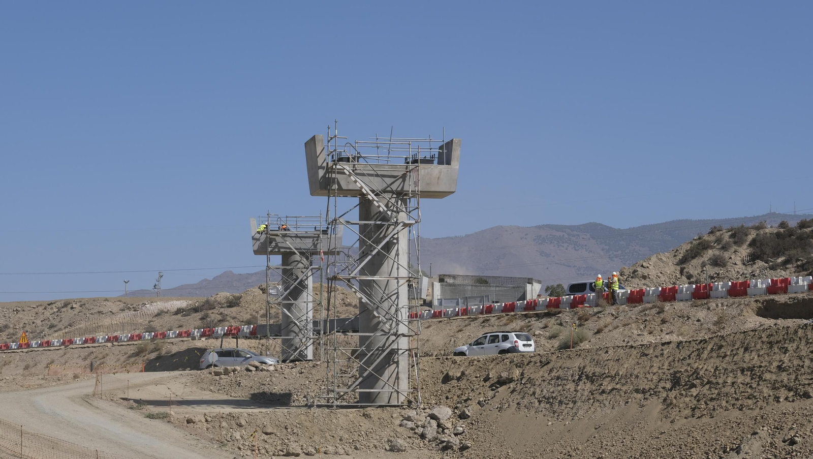 Las obras del nuevo enlace de Viator, en imágenes