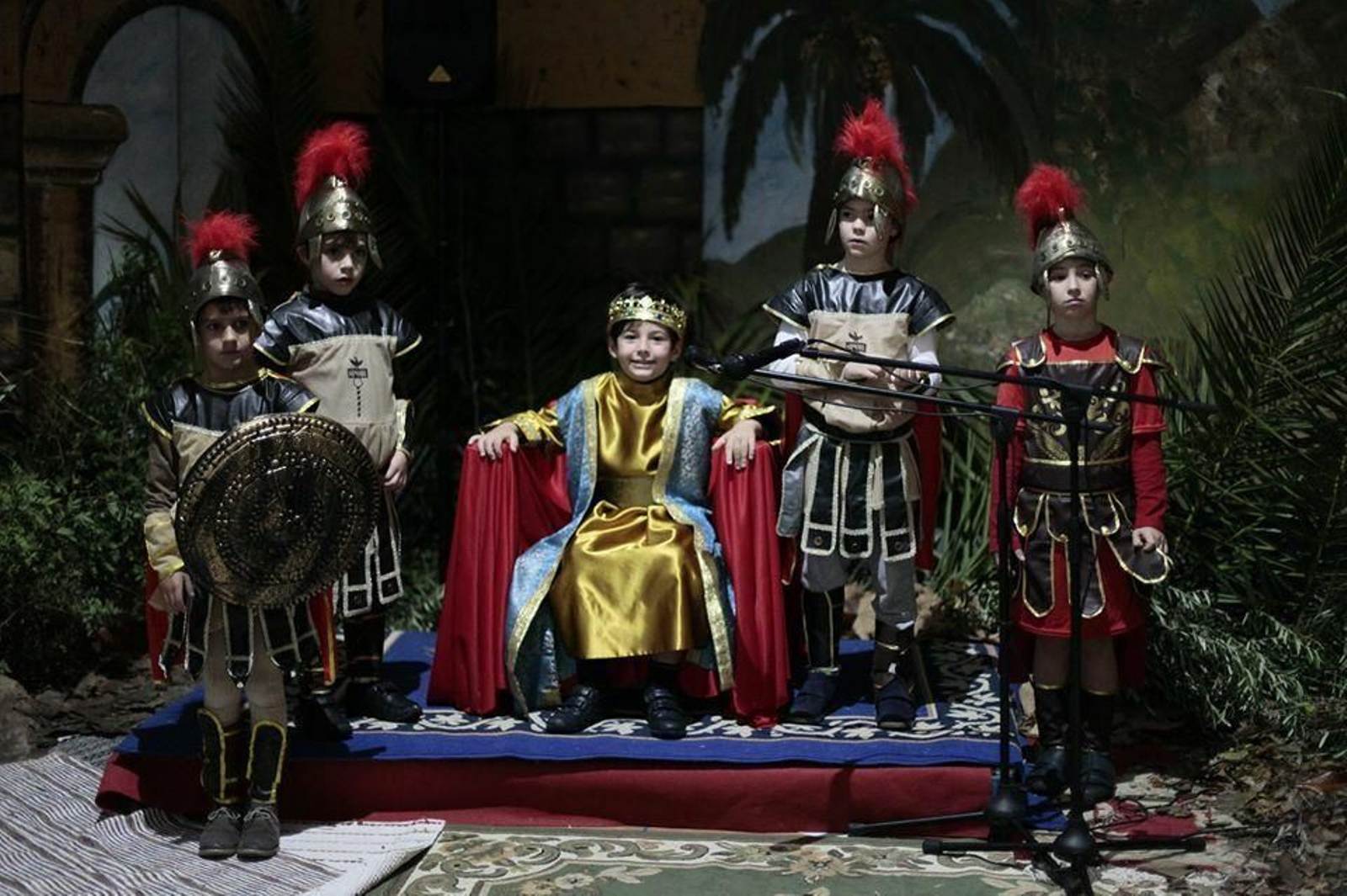 Belén Viviente en el LAUDE Altillo School