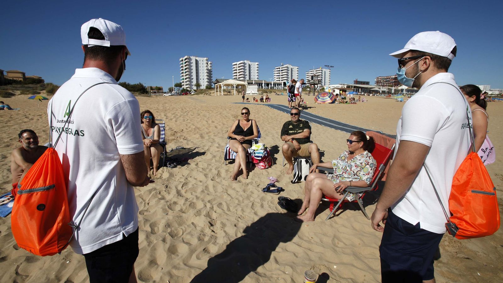 Se trata de las primeras actuaciones de los nuevos vigilantes en las costas onubenses.